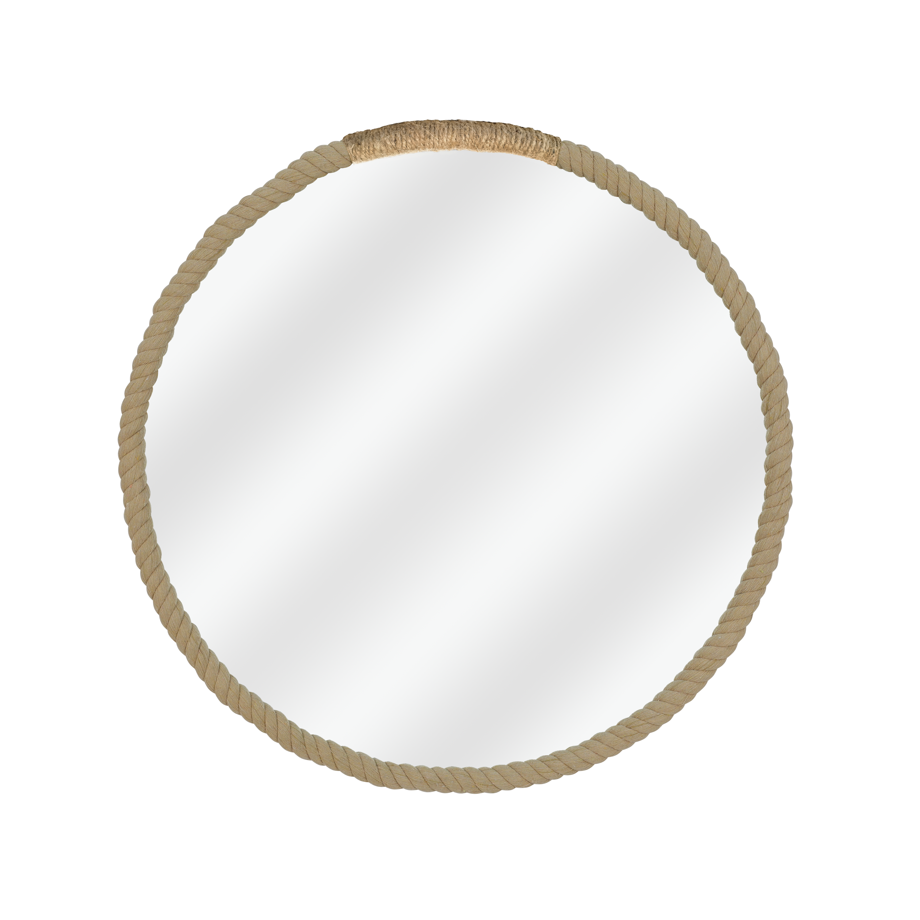 Lustro okrągłe Corda Natur śr. 56 cm Inspire