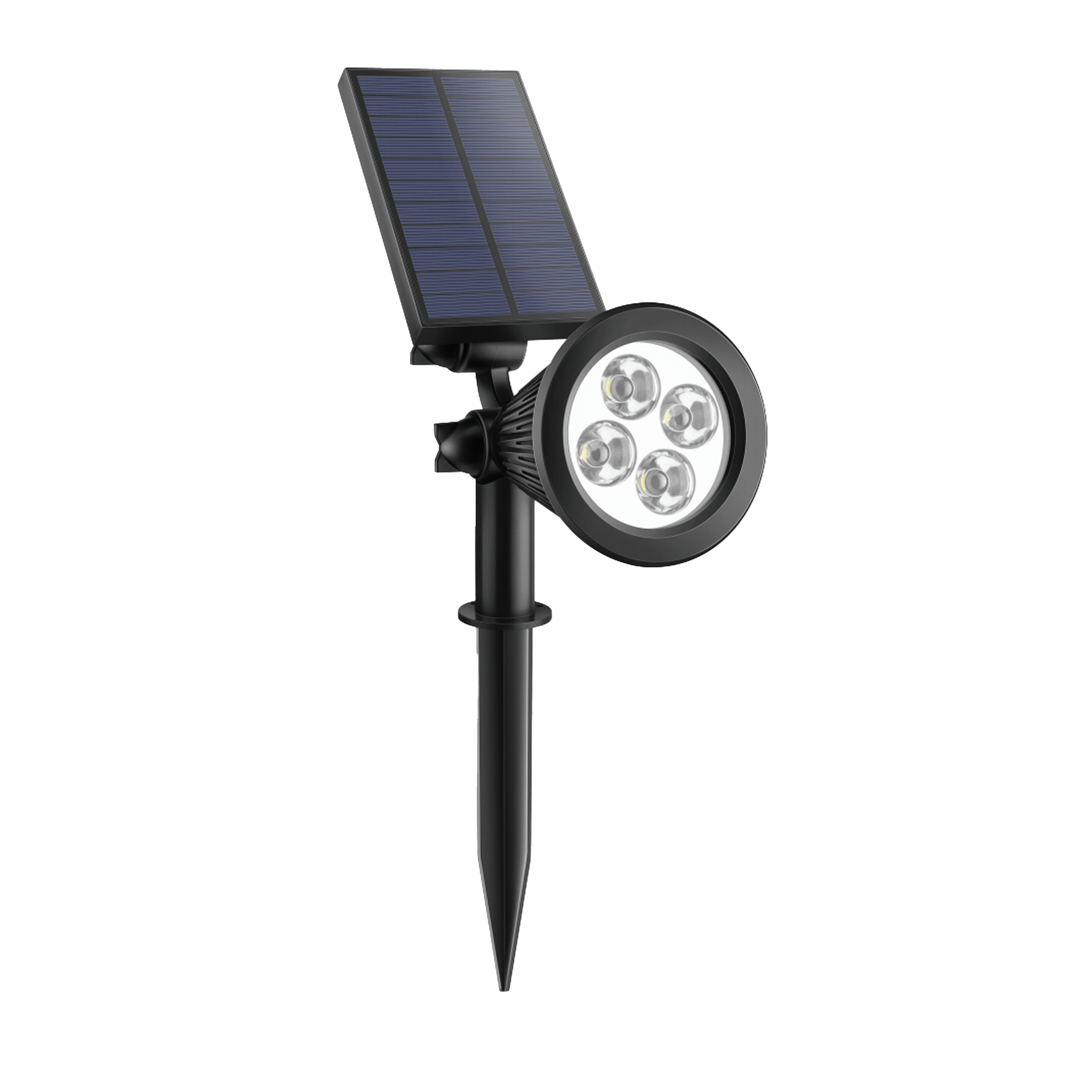 Reflektor solarny wbijany Riz 25-70 lm czarny 39 cm LED Inspire