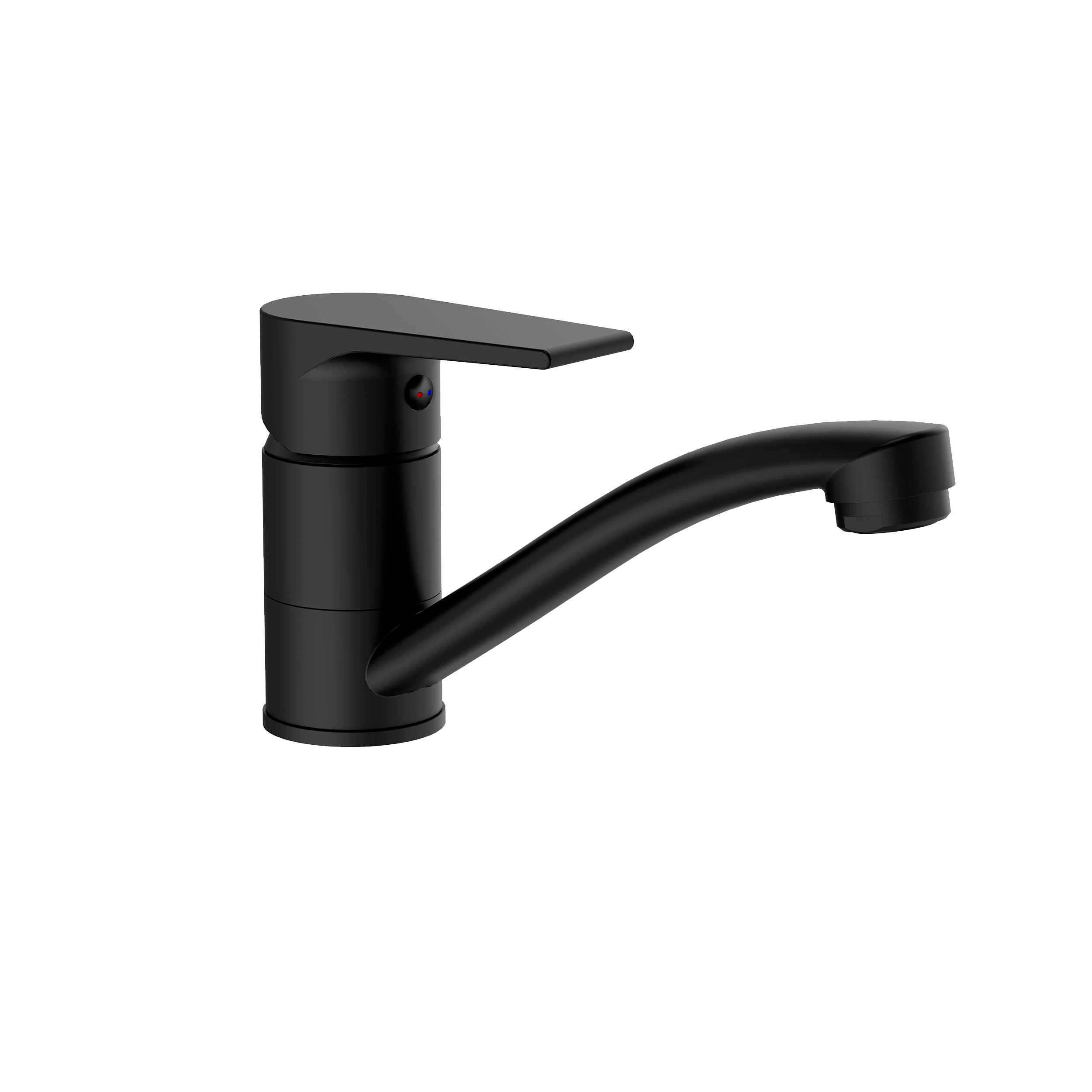 Bateria umywalkowa czarna 10 cm Alto Sensea