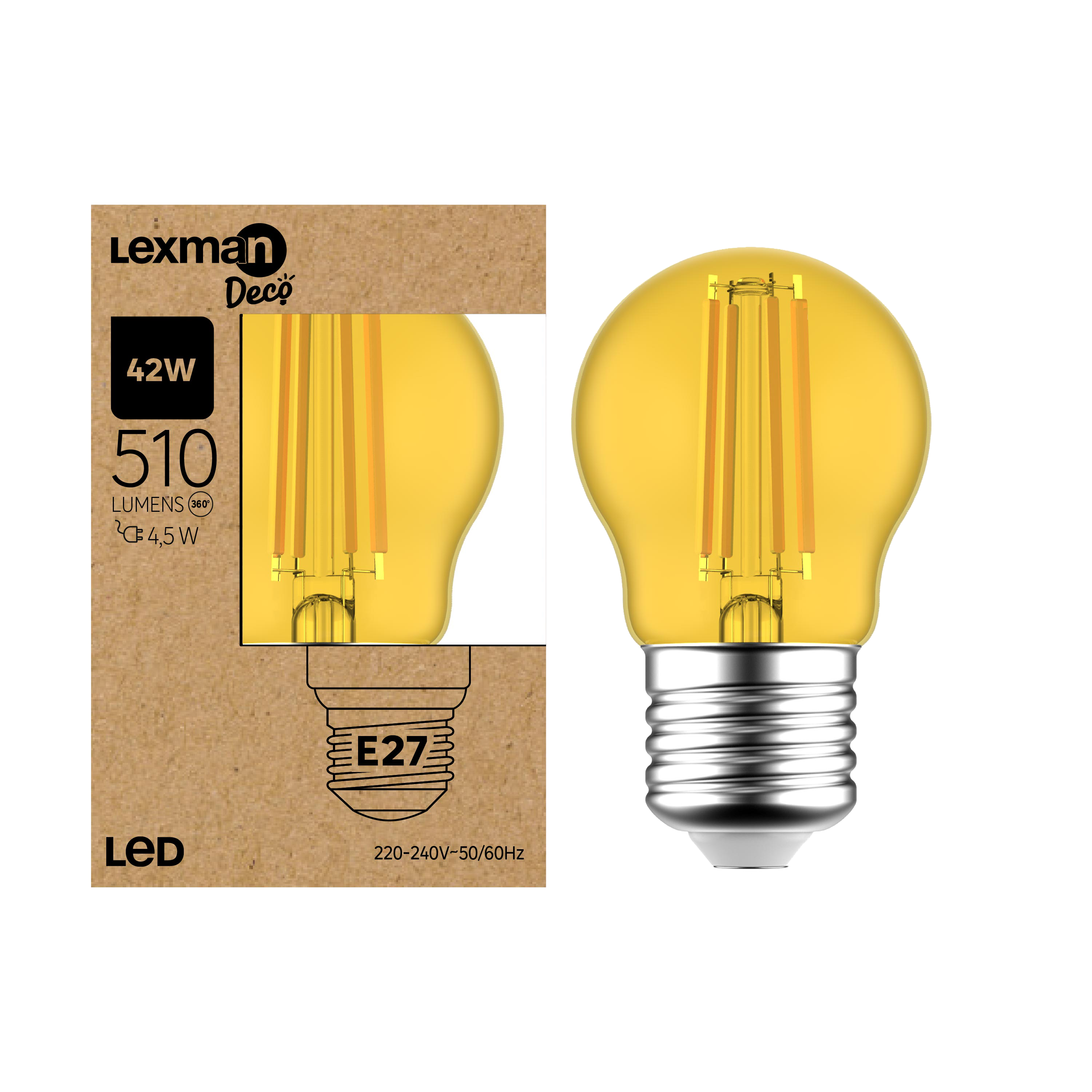 Żarówka LED E27 4,5 W 510 lm Lexman
