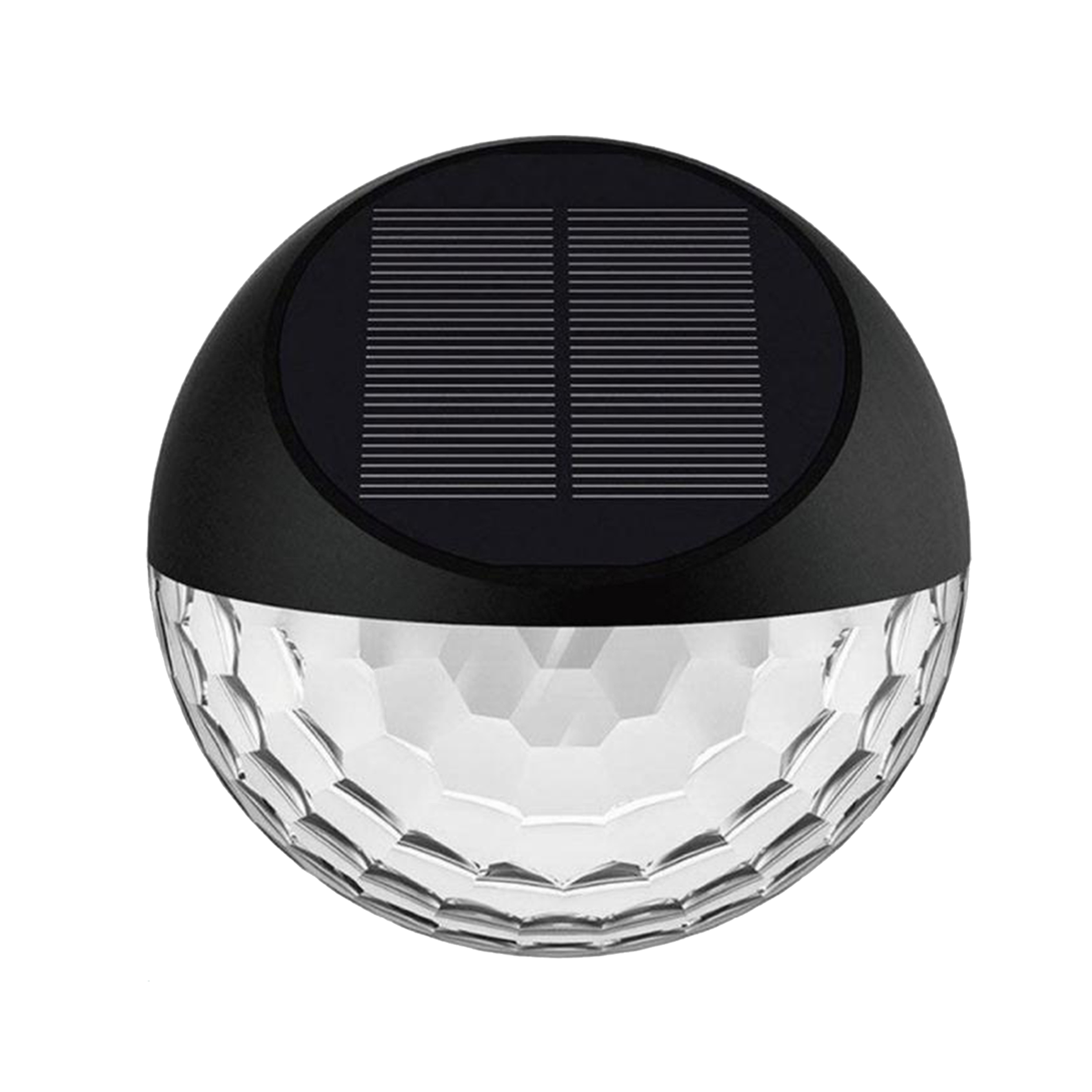 Lampka ścienna solarna Puno czarna IP44 LED