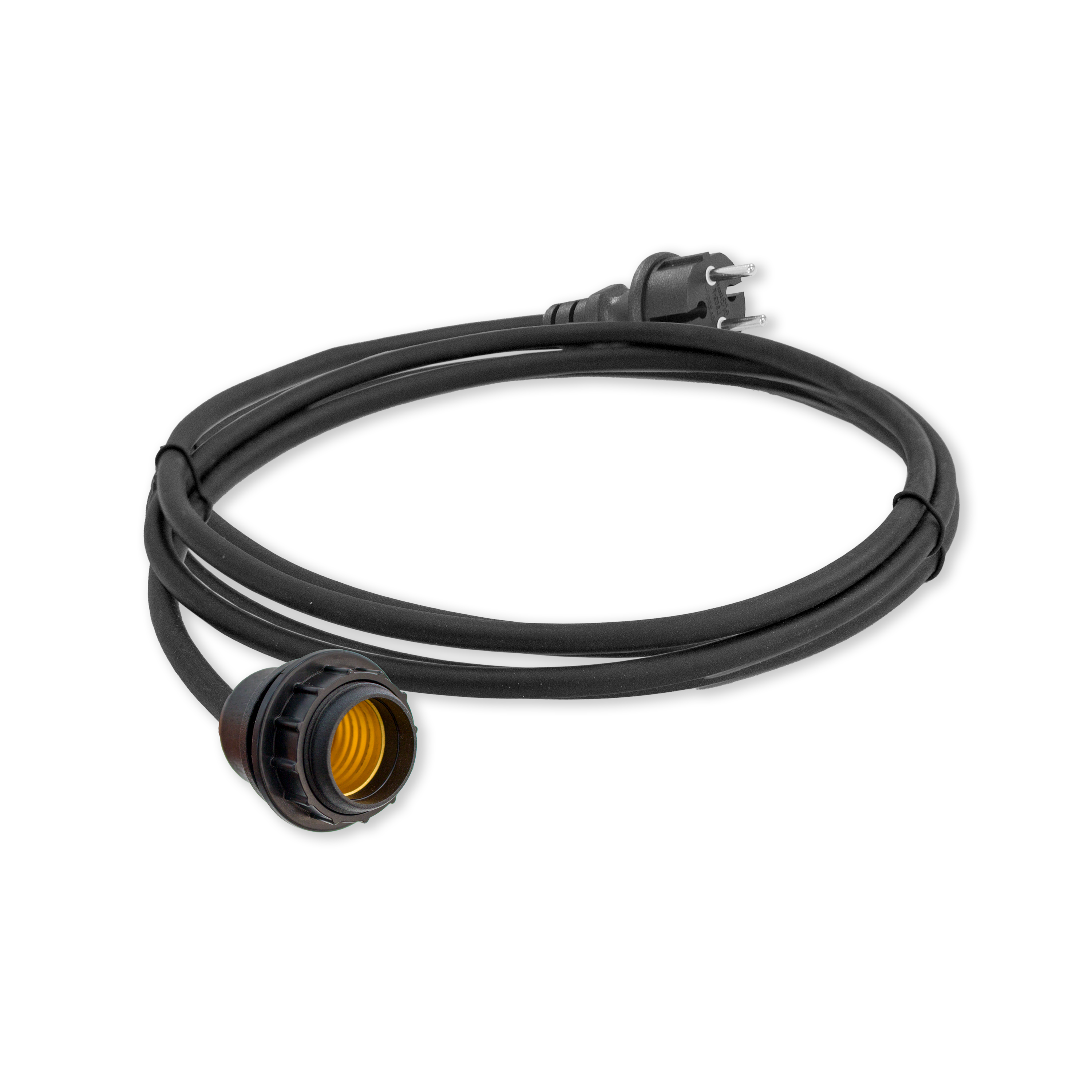 Lampa ogrodowa wisząca Lugo czarna E27 IP44 LED Inspire