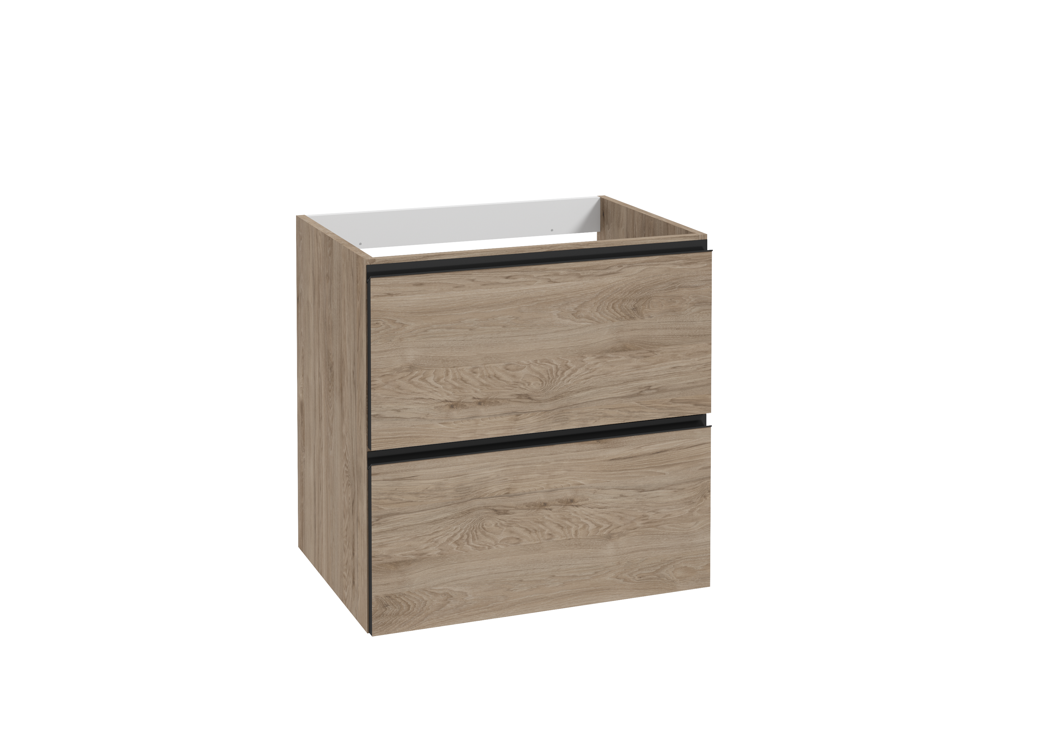 Szafka pod umywalkę wisząca 60x45x60 cm orzech Defra