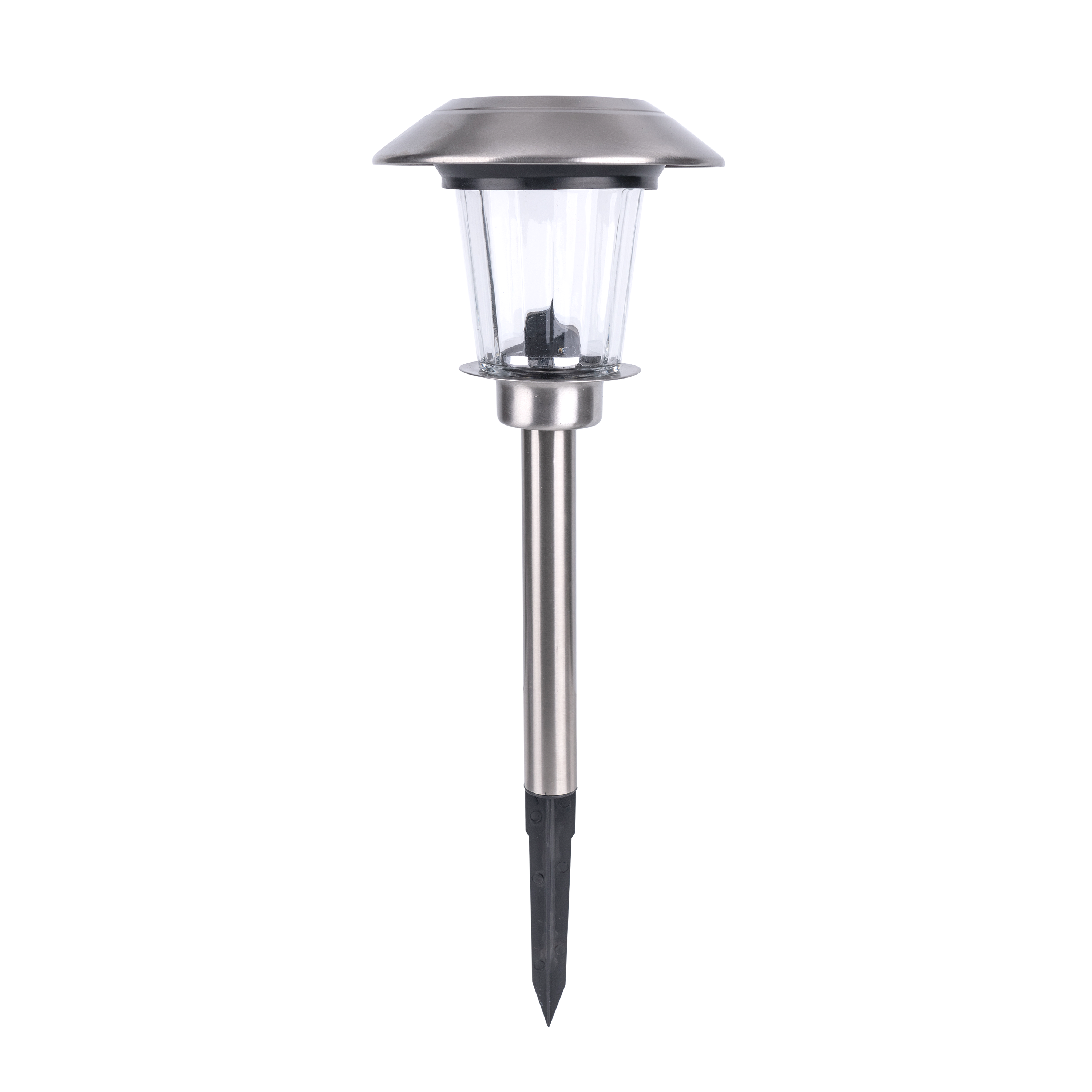 Lampa solarna wbijana Vesbio srebrna IP44 LED Inspire