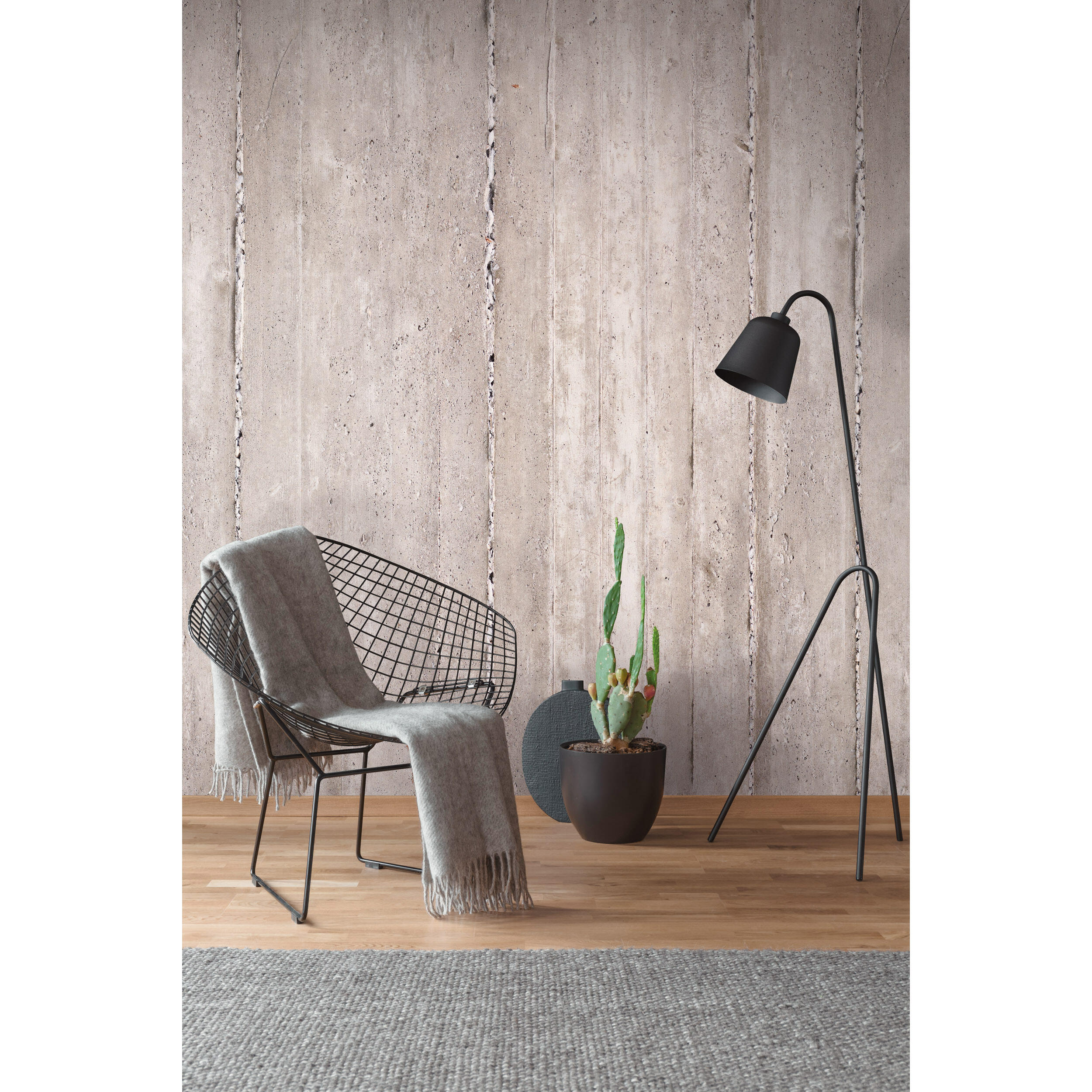 Tapeta panoramiczna The Wall Beton 159 x 280 cm
