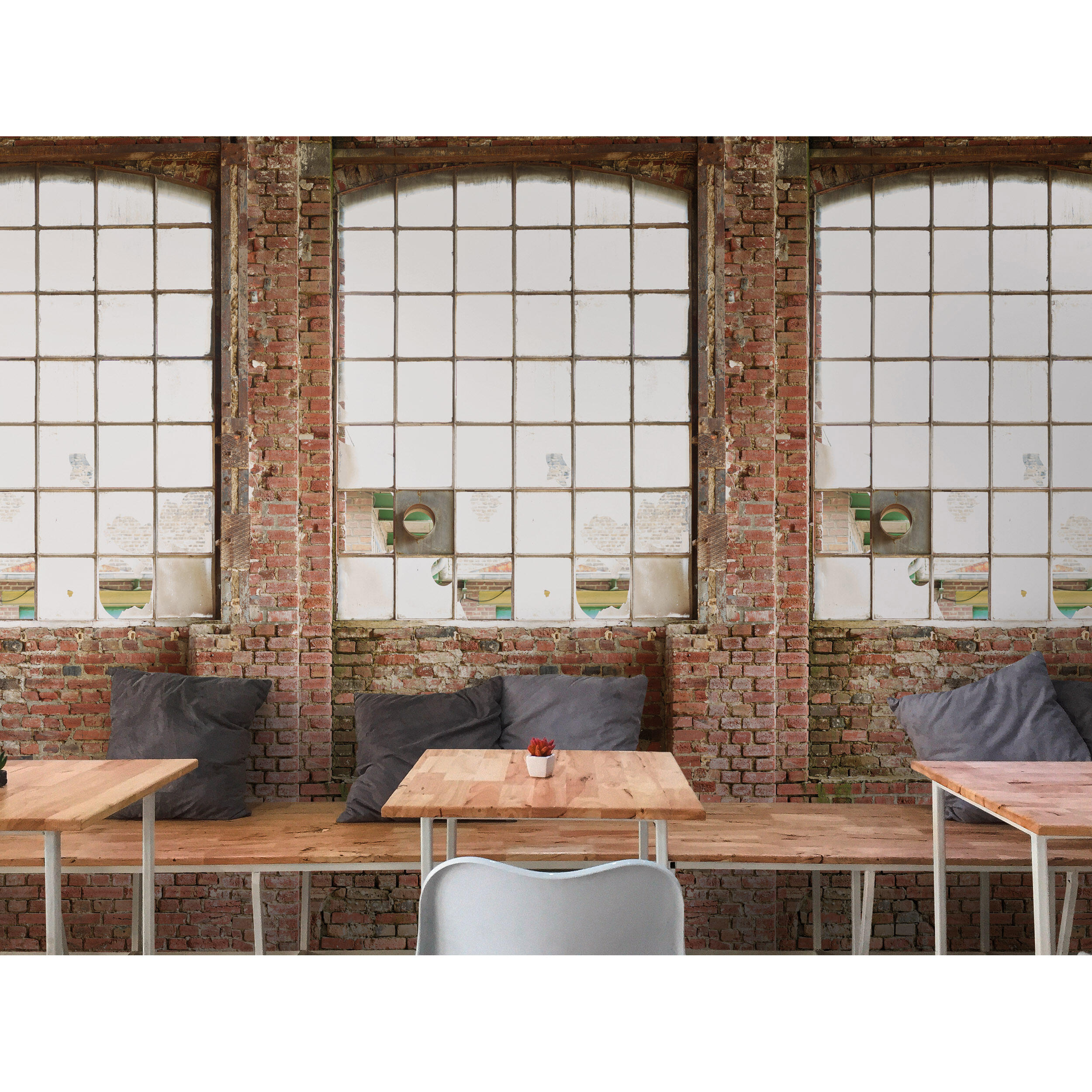 Tapeta panoramiczna The Wall Industrial Loft 159 x 280 cm