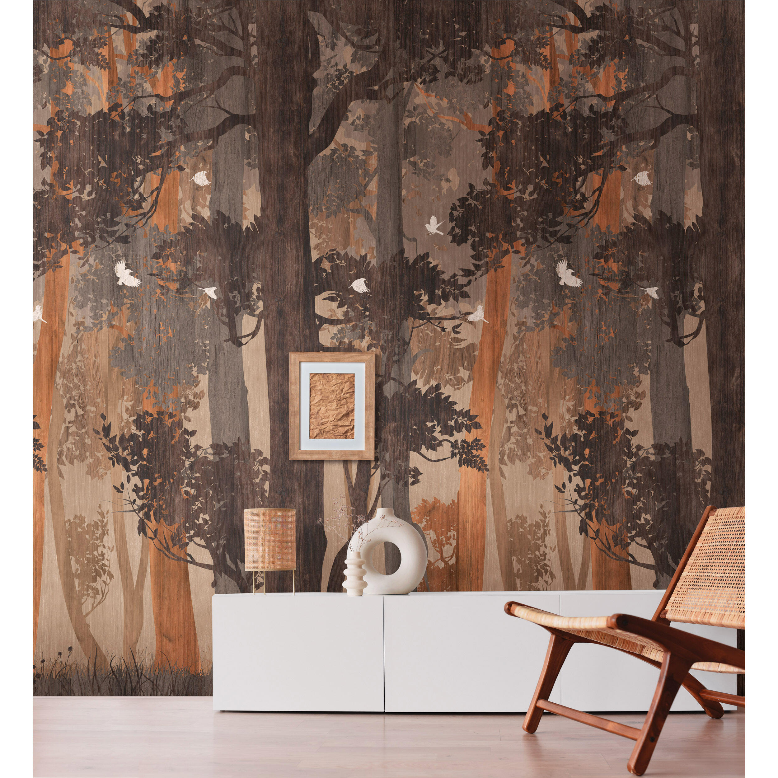 Tapeta panoramiczna The Wall Las 159 x 280 cm