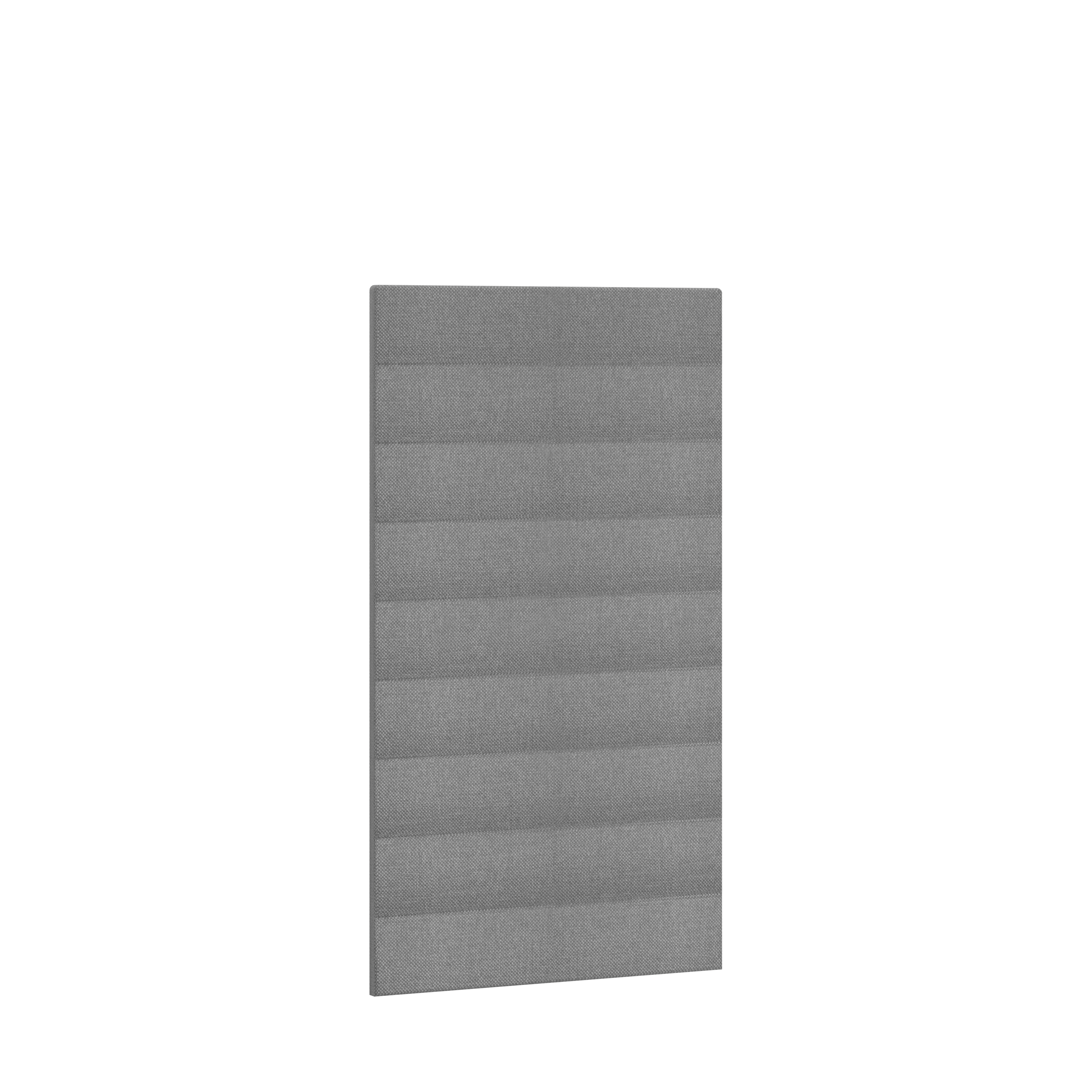 Panel ścienny tapicerowany do przedpokoju 75.2 x 139.6 cm szary