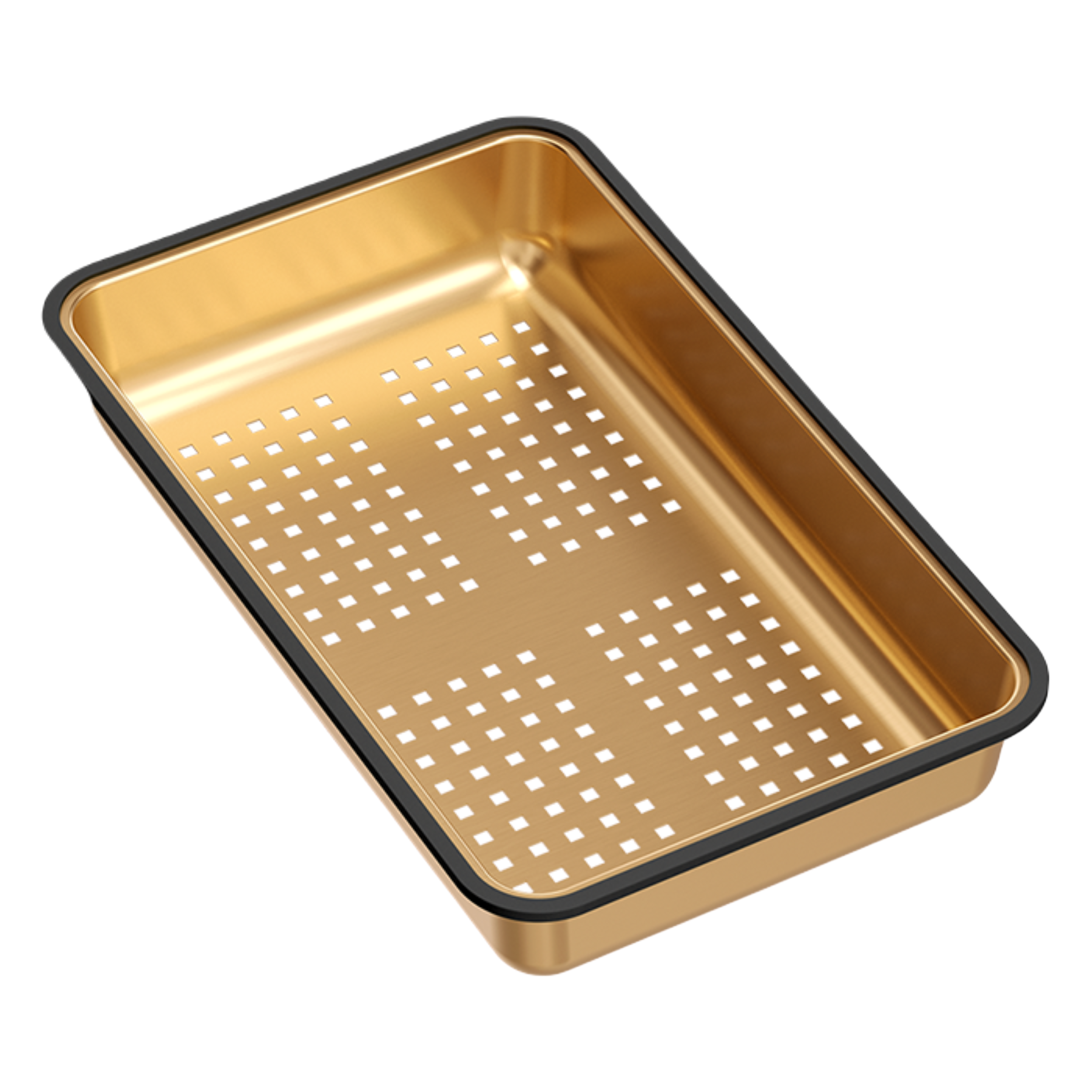 Wkładka ociekowa do zlewozmywaka 380 x 230 mm miedziana Quadron
