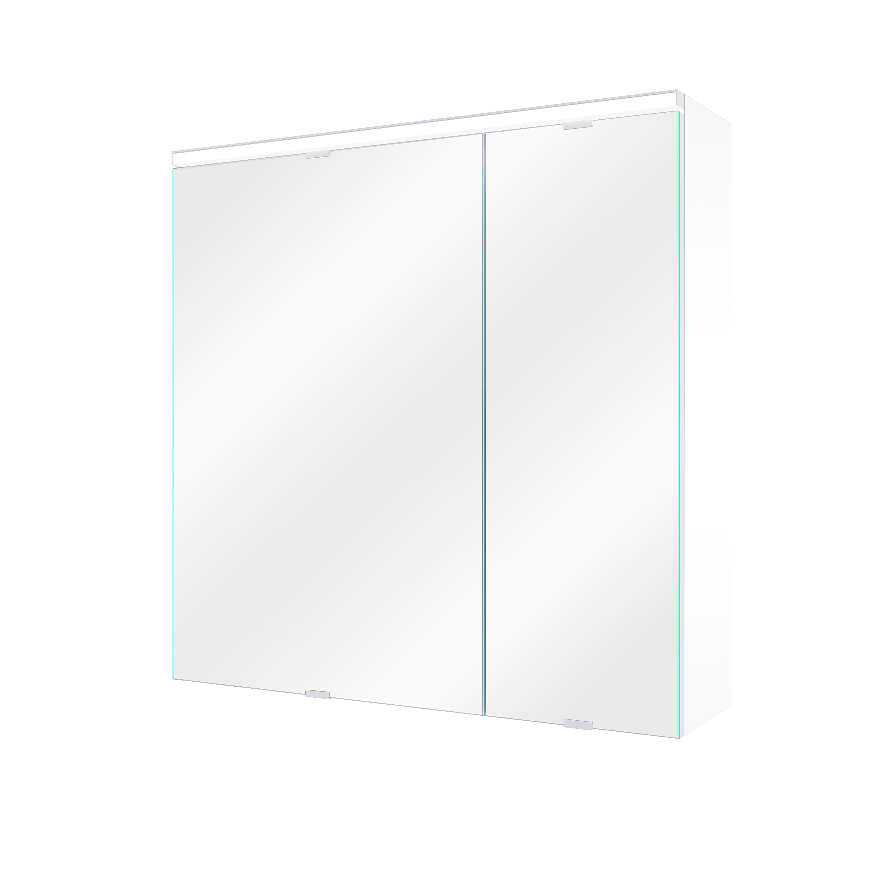 Szafka łazienkowa z lustrem i oświetleniem 60 x 60 Sensea