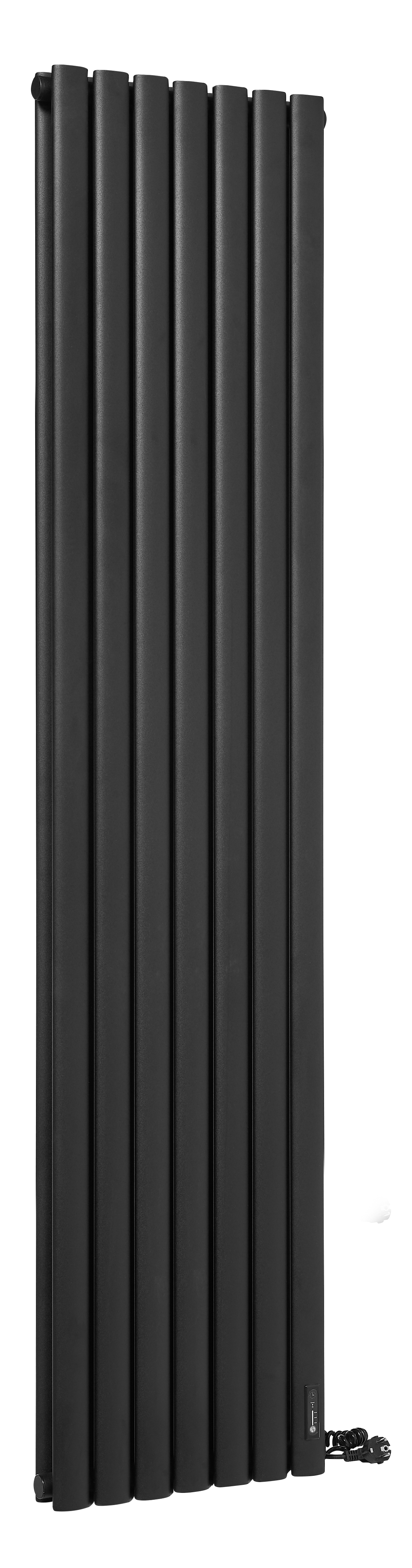 Grzejnik elektryczny RING2 180x41 cm czarny 1102W LUXRAD