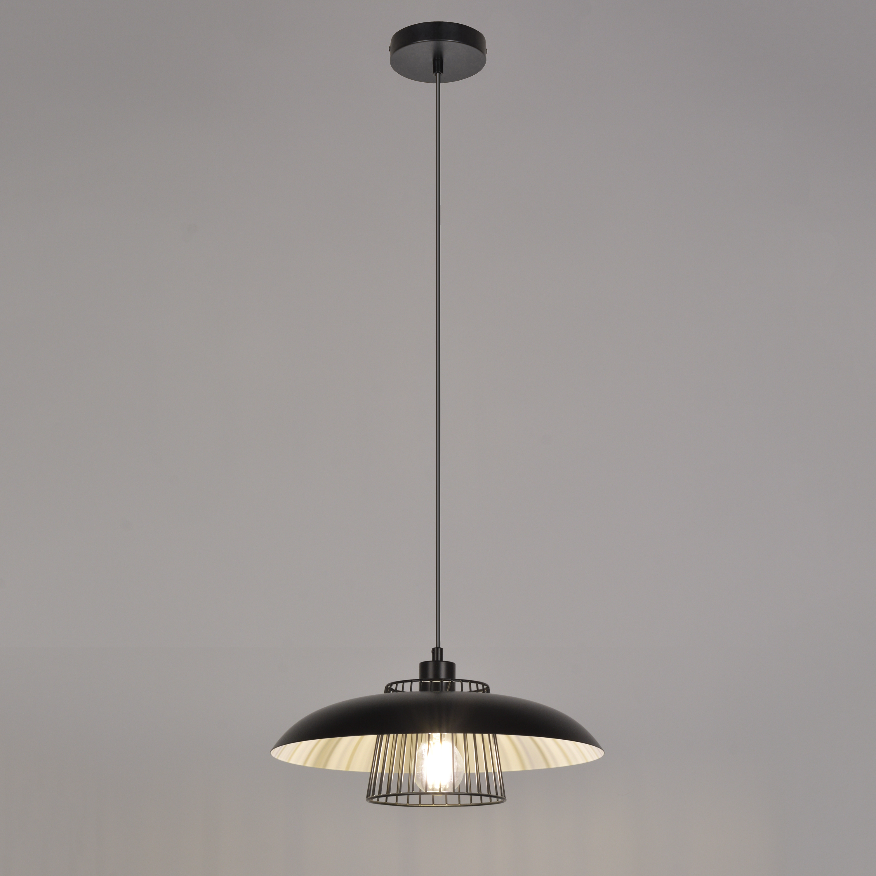 Lampa wisząca Sitio czarna E27 Inspire