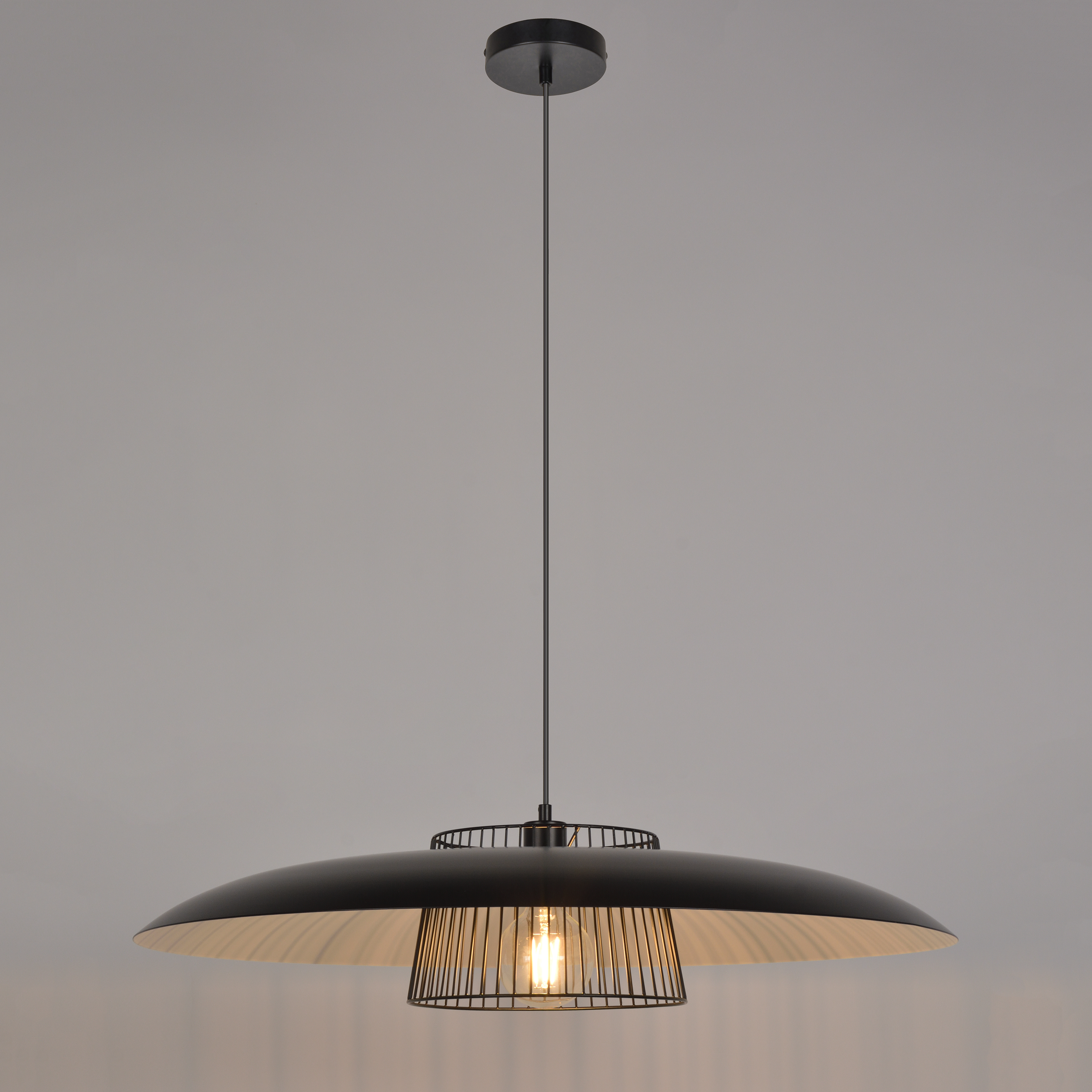 Lampa wisząca Sitio czarna E27 Inspire