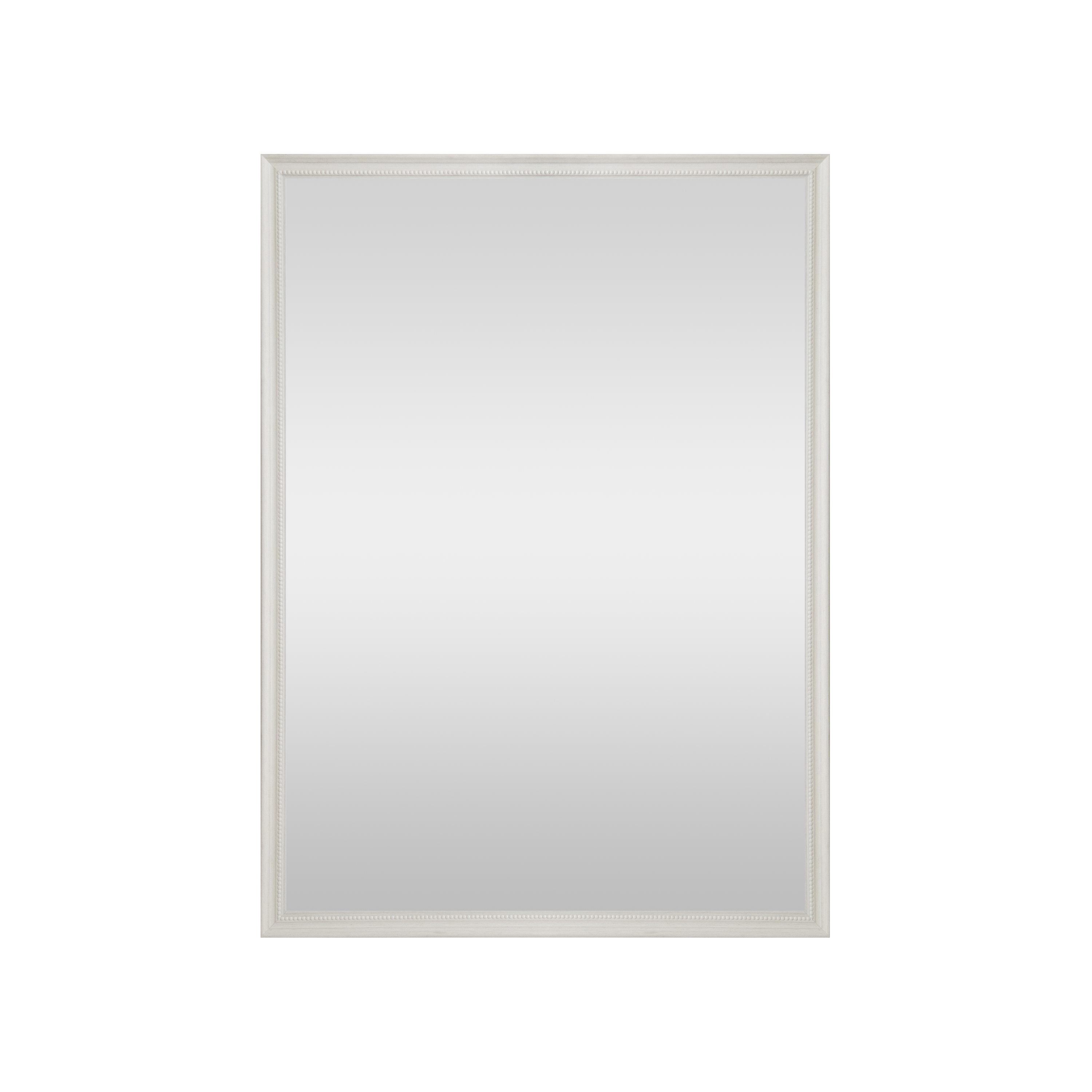 Lustro dekoracyjne Charm białe 50 x 70 cm Inspire