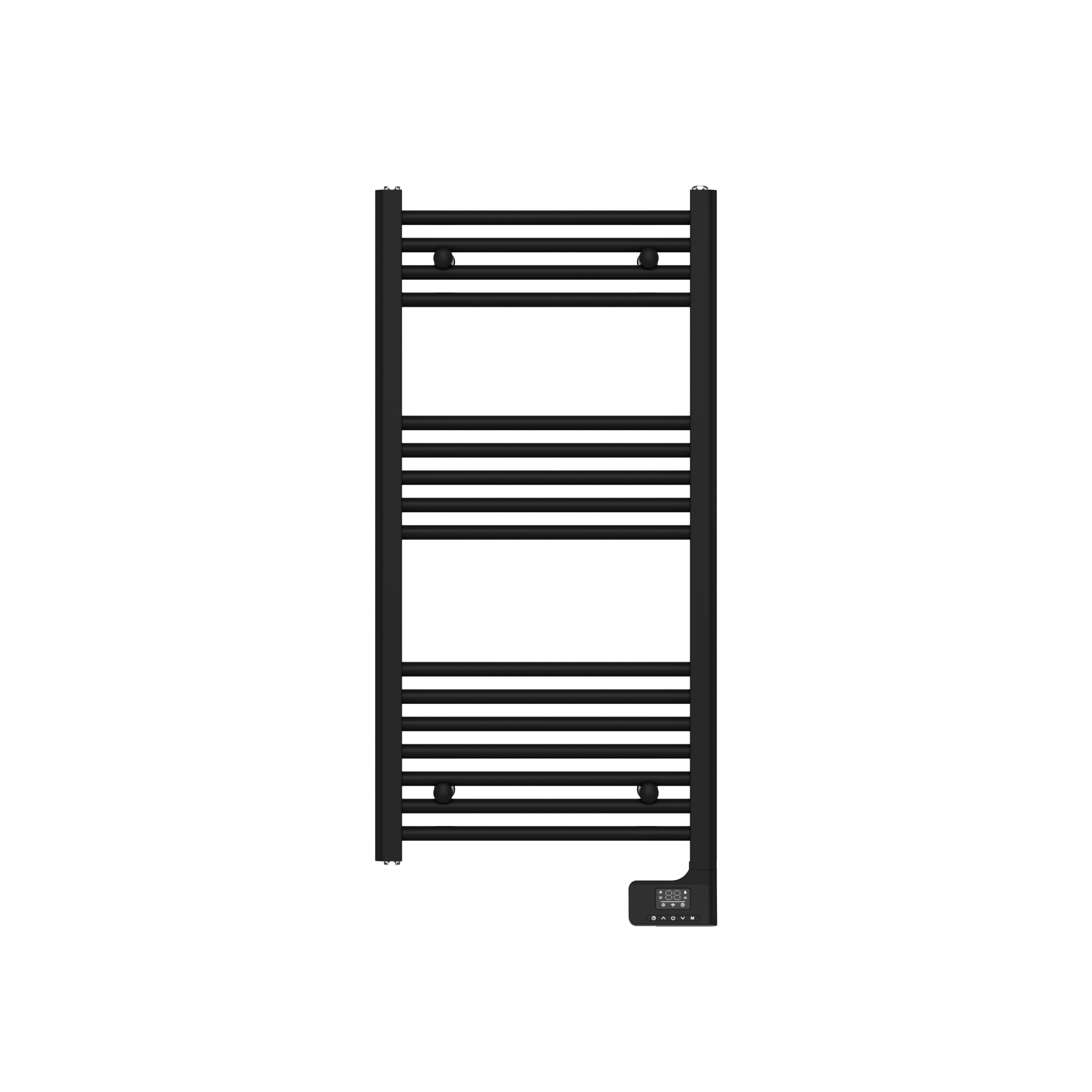 Grzejnik elektryczny 98x50 cm czarny 500W MOTESSI