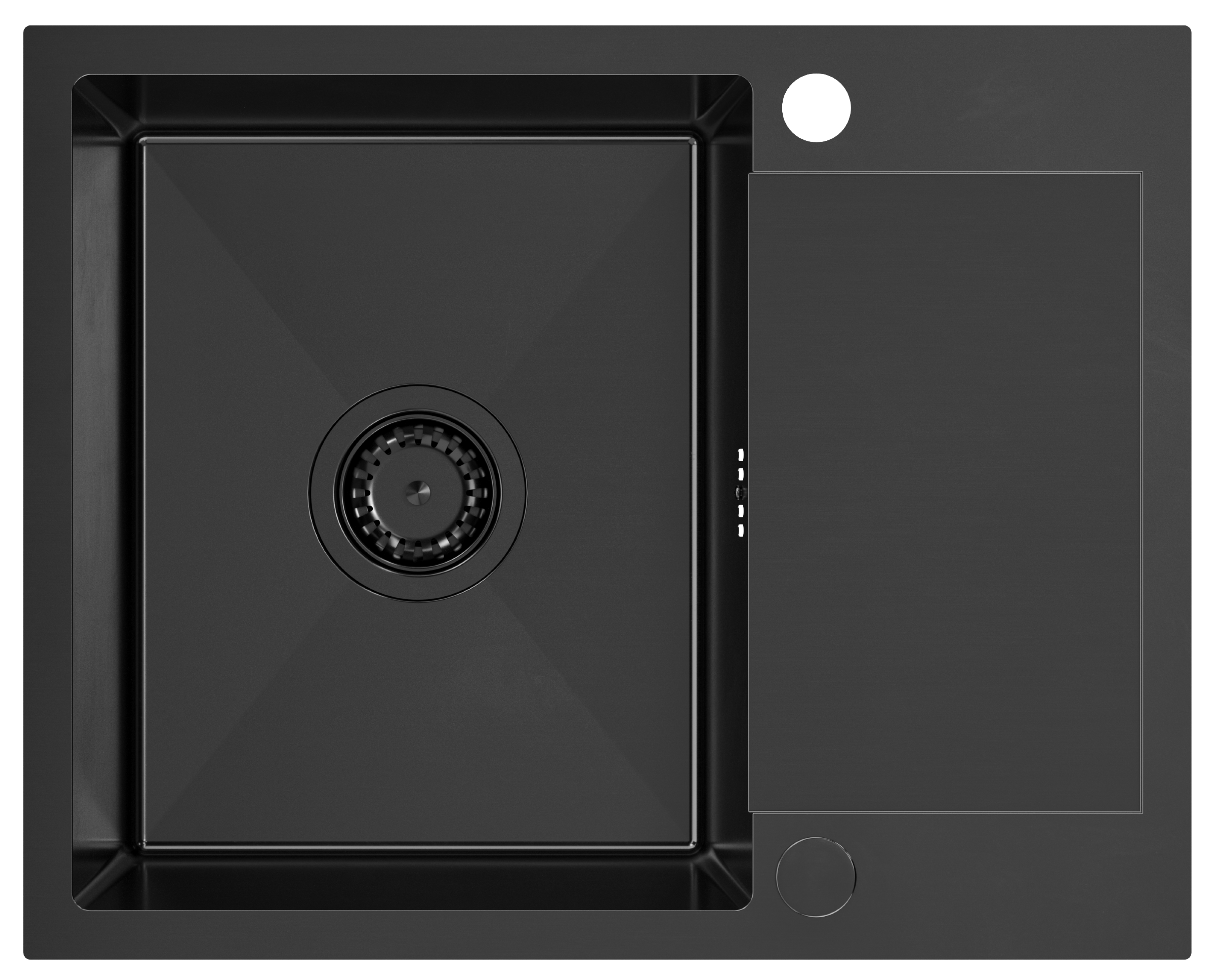 Zlewozmywak stalowy Musso 45 Quadron