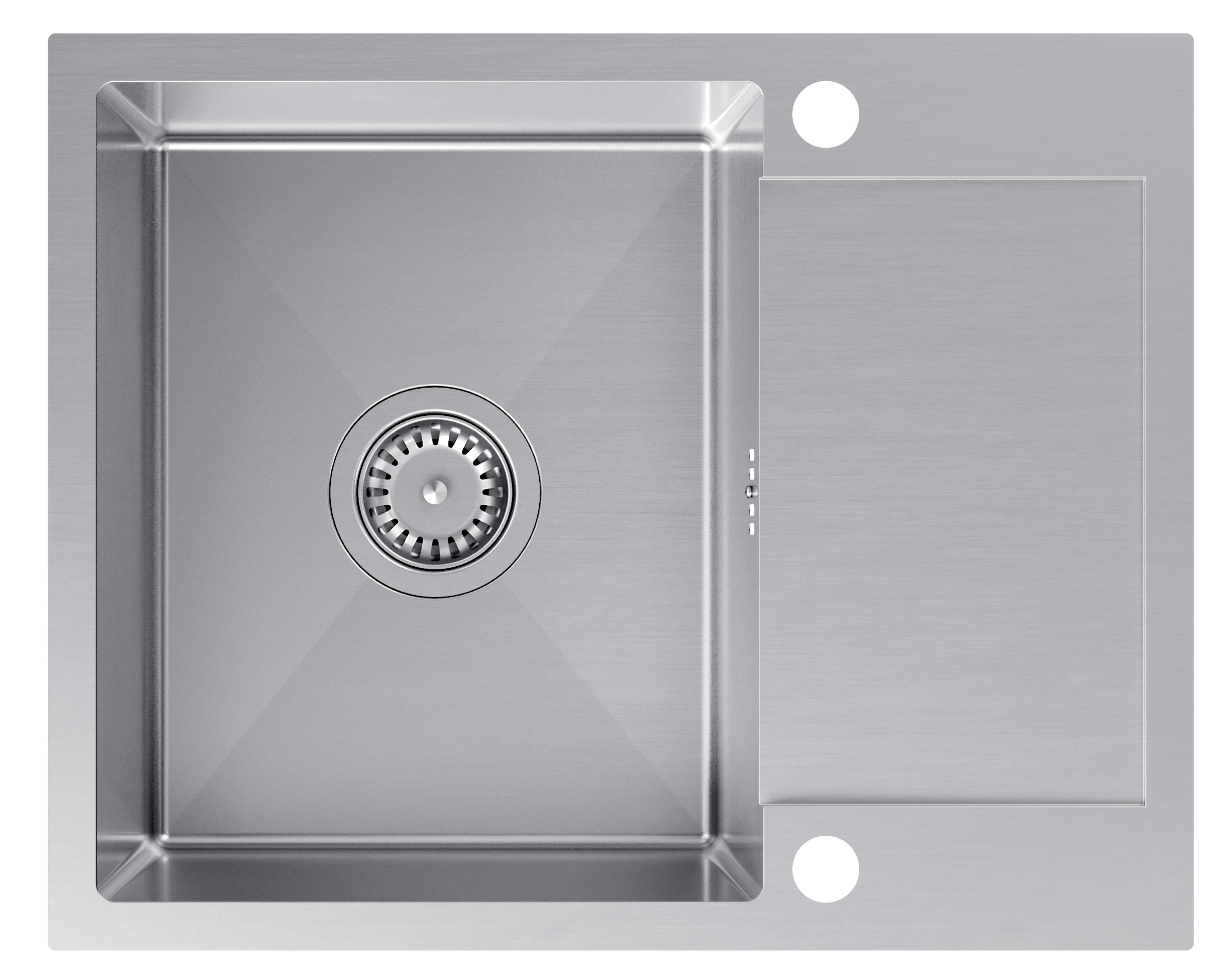 Zlewozmywak stalowy Musso 45 Quadron
