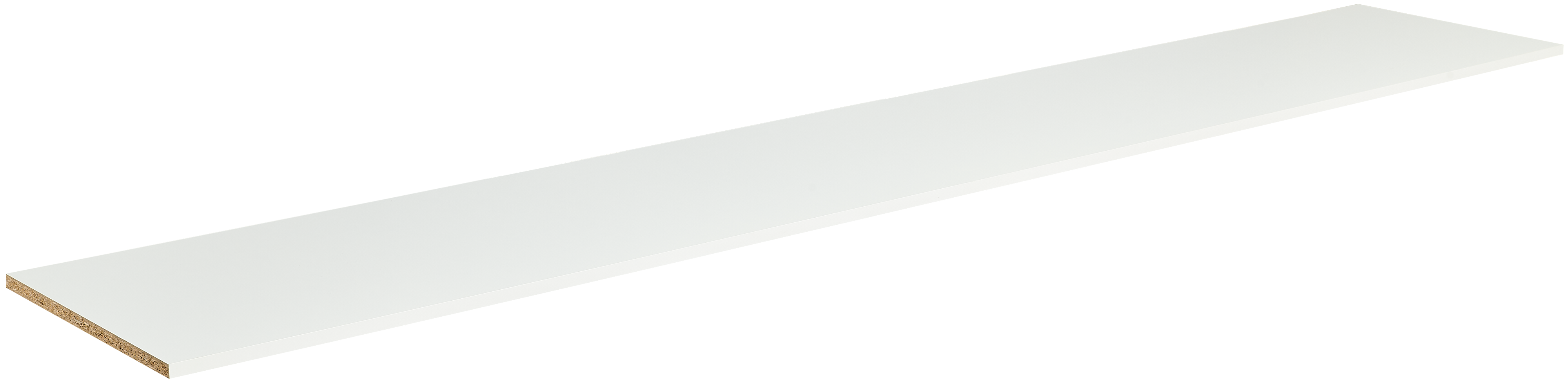 Półka ścienna meblowa biała 1.8x45x260 cm Floorpol