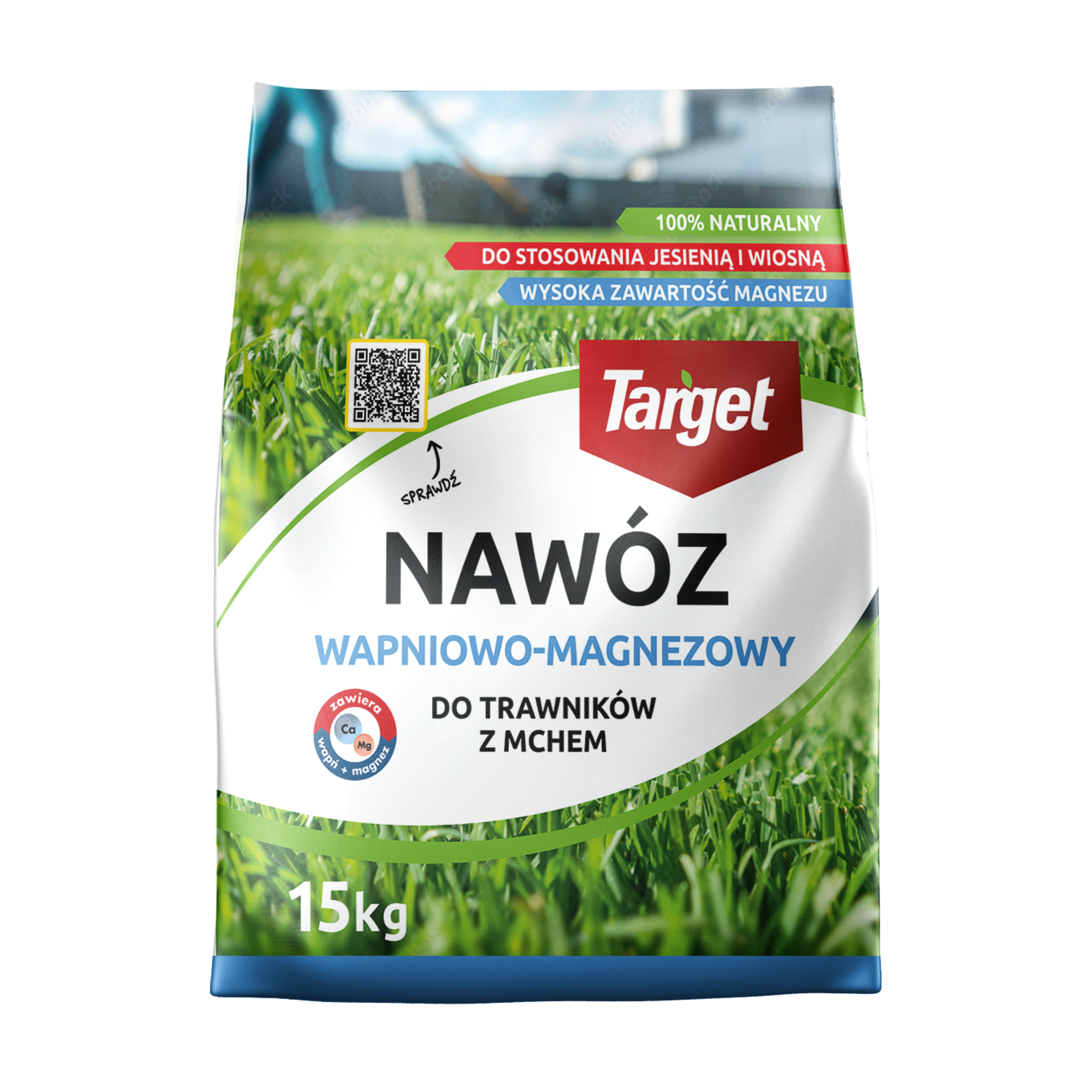Nawóz do trawnika z mchem 15kg Target