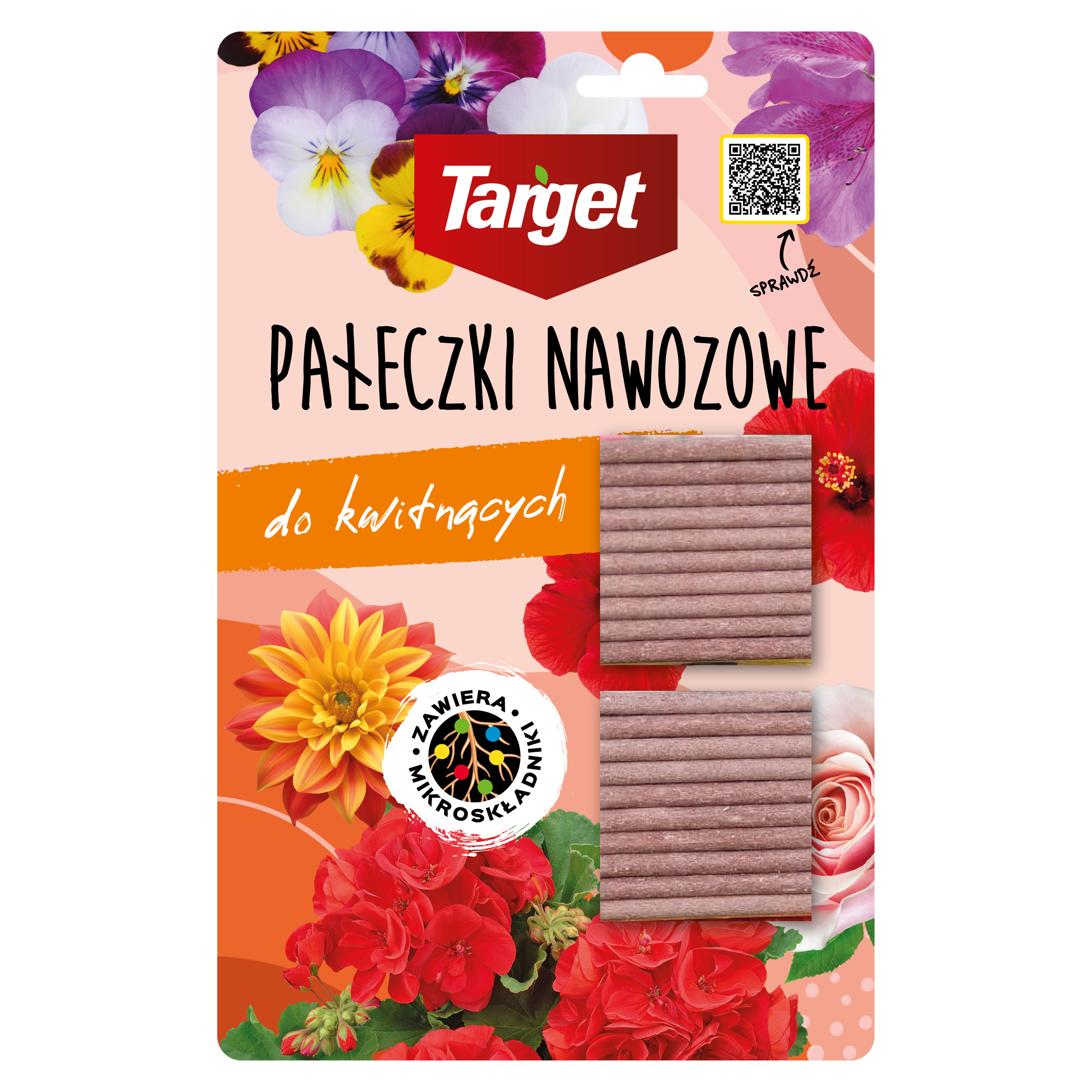 Nawóz do roślin kwitnących pałeczki 40szt. Target