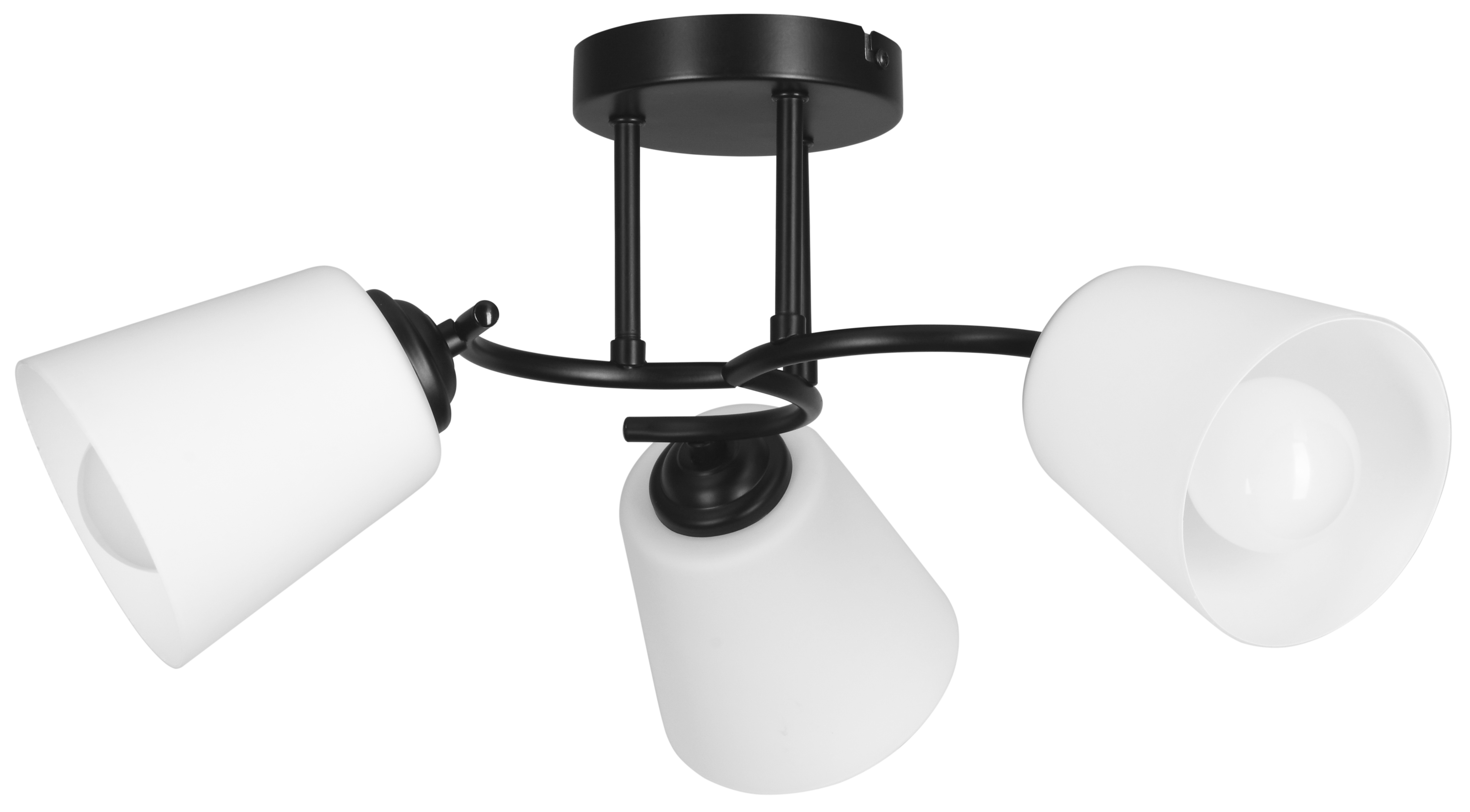 Lampa wisząca Alma czarno-biała 3 x E27 Activejet