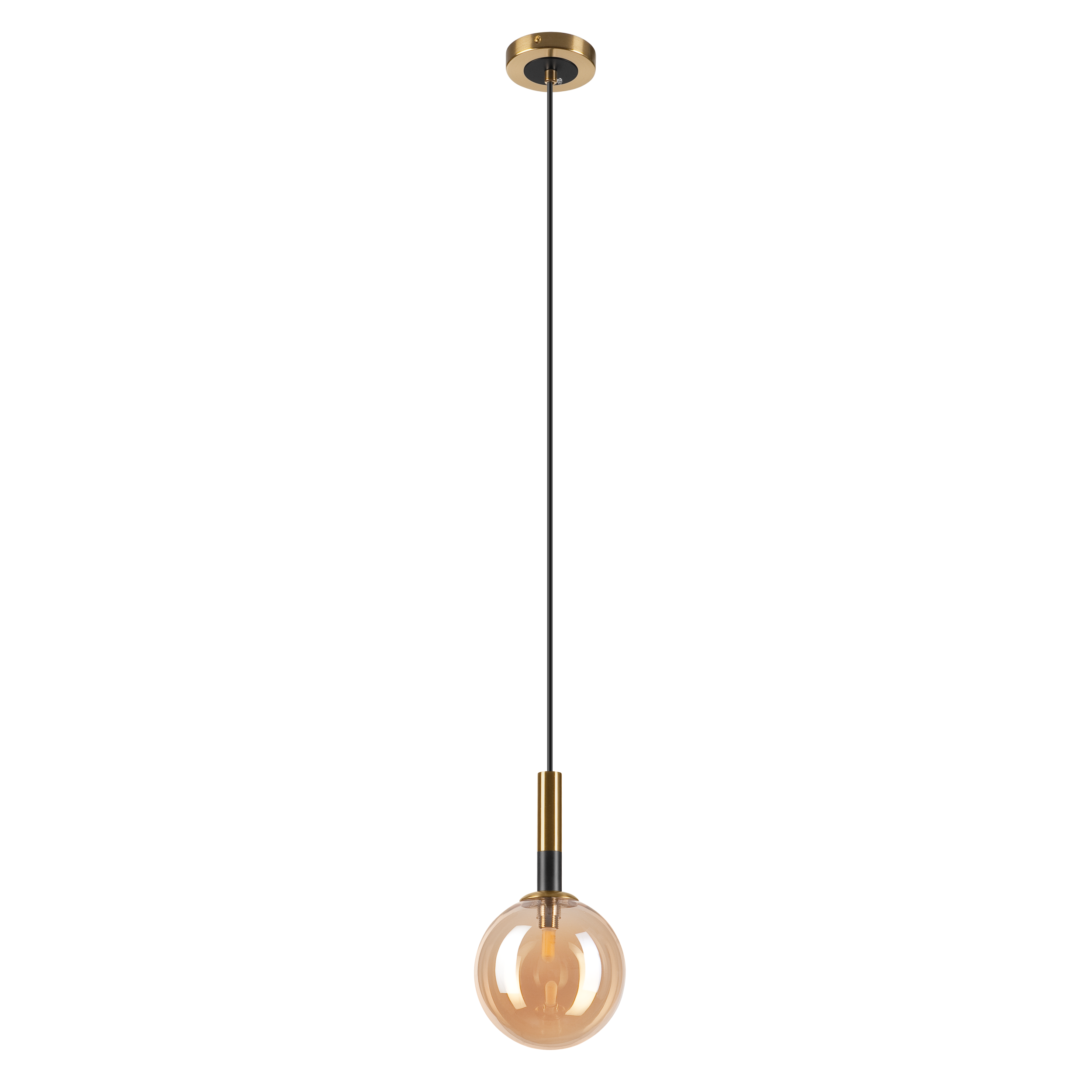Lampa wisząca Rollo złoto-czarna G9 Lamkur
