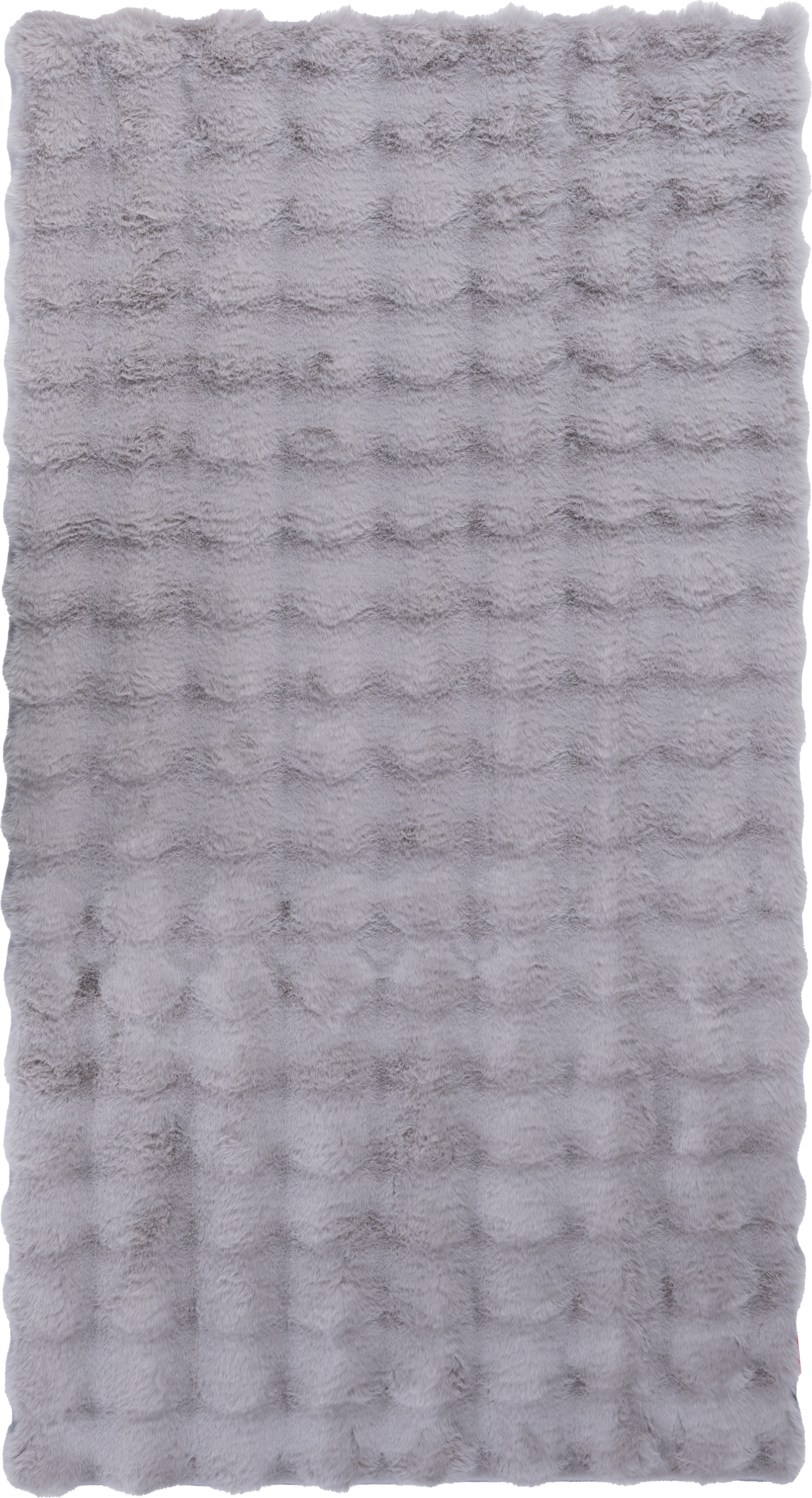 Dywan pluszowy Rabbit Bubble szary 80 x 150 cm