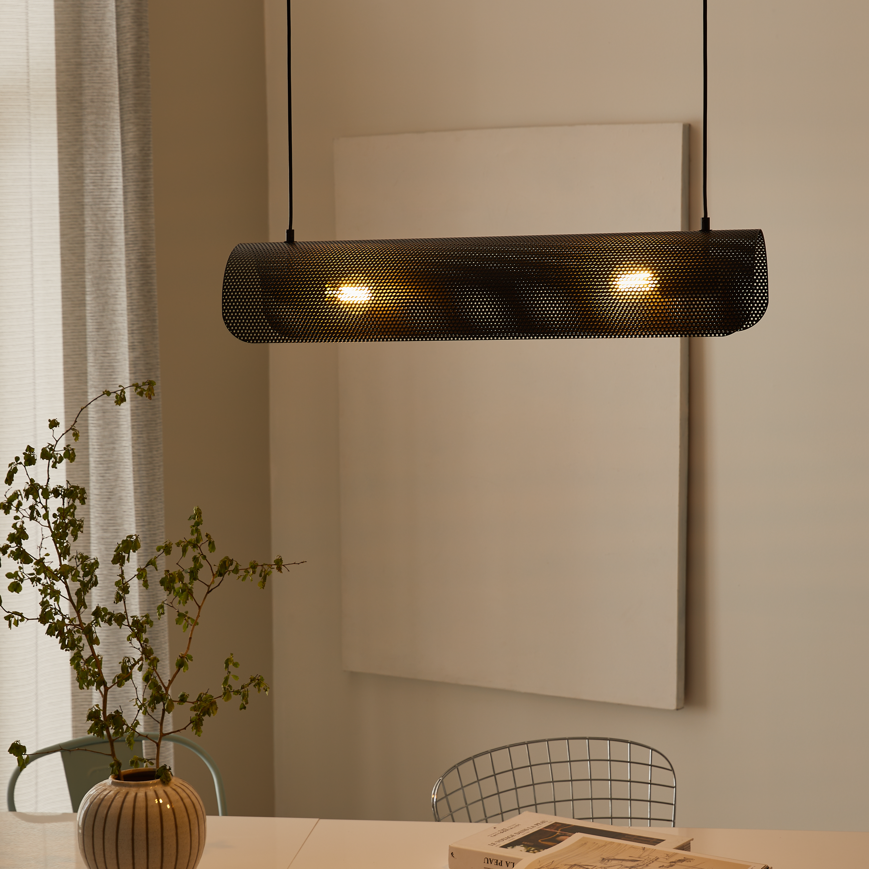Lampa wisząca Carmid czarna 2 x E27 Inspire