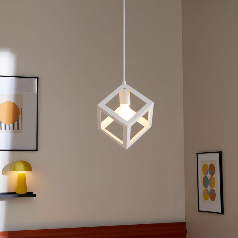 Lampa wisząca Plywood biała E27 Inspire