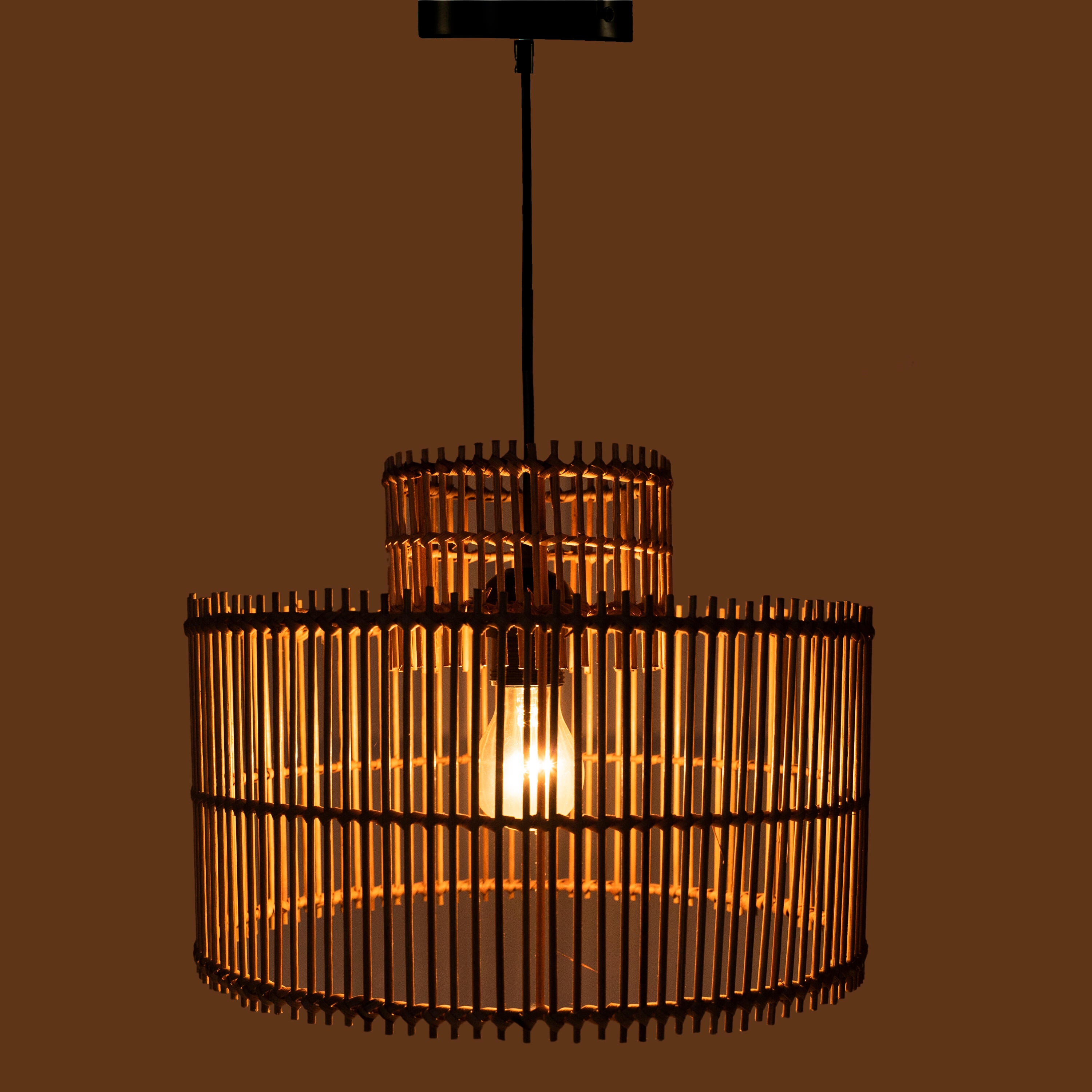 Lampa wisząca Billal bambus E27 Inspire