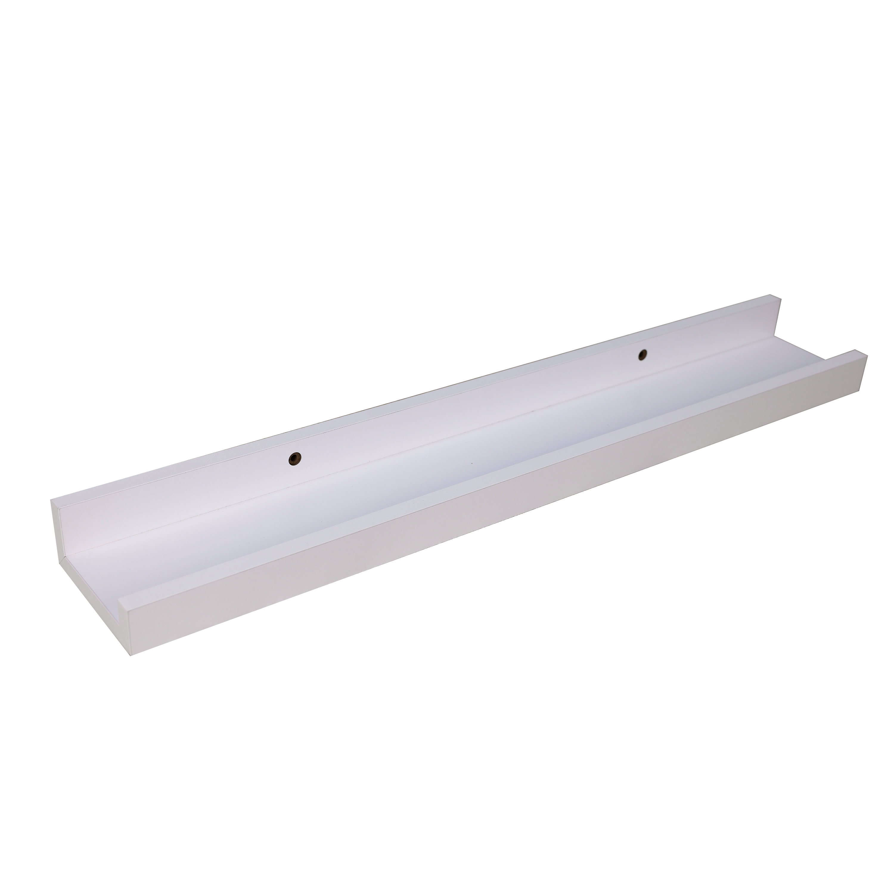 Półka ścienna profil U 60x10 cm biała Spaceo