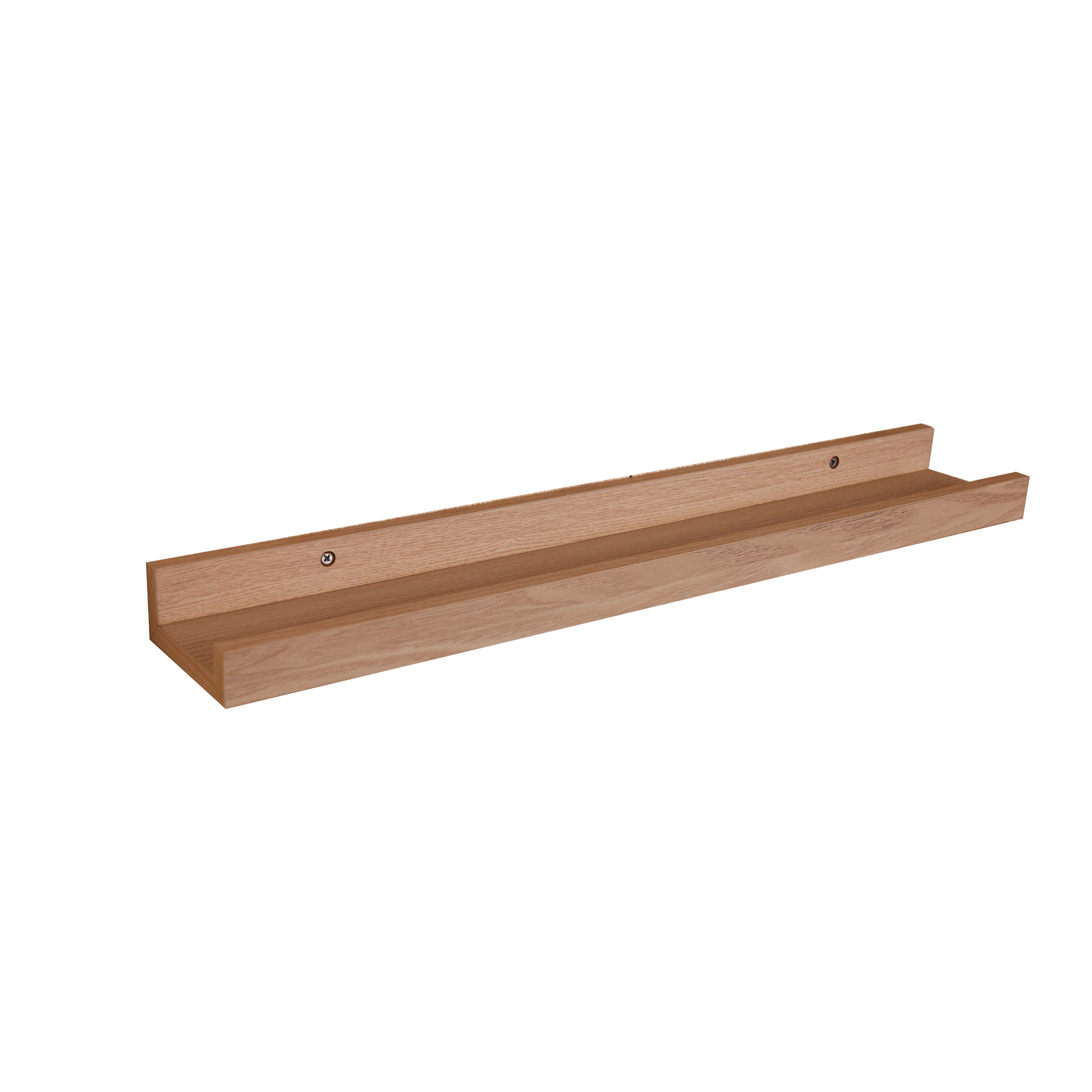 Półka ścienna profil U 60x10 cm dąb Spaceo
