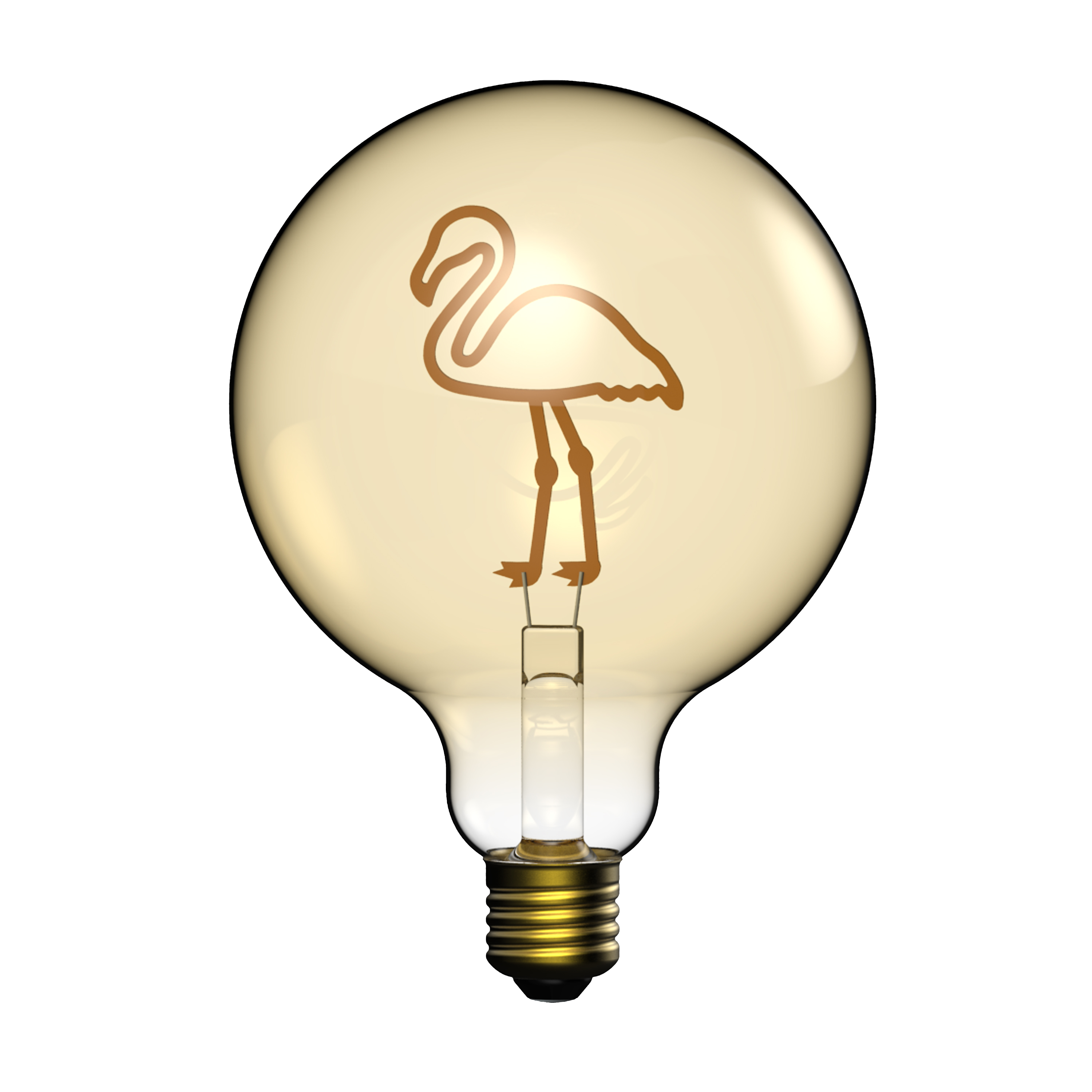 Żarówka dekoracyjna LED E27 Flamingo 2,5 W 40 lm Lexman
