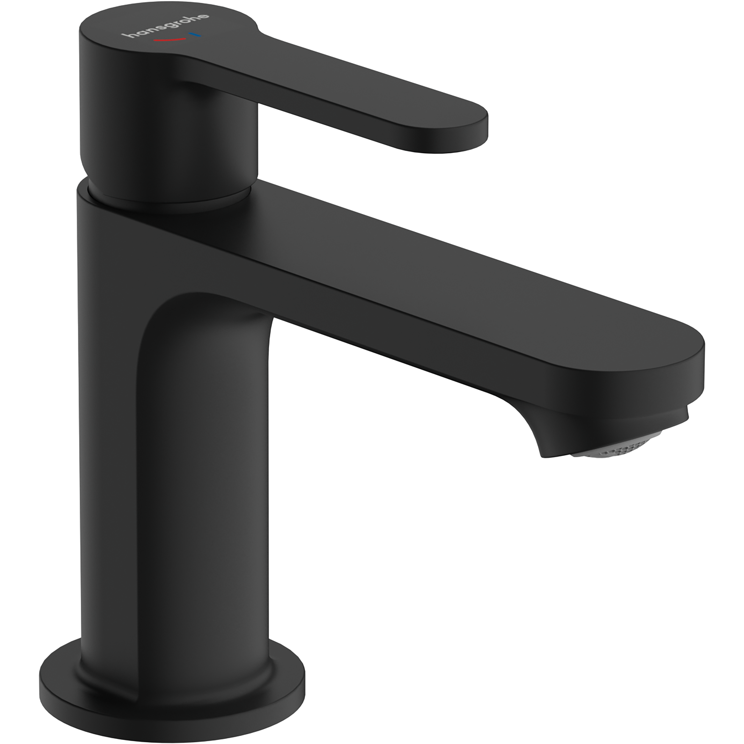 Bateria umywalkowa czarna 13.6 cm Stamis Cool Start Hansgrohe