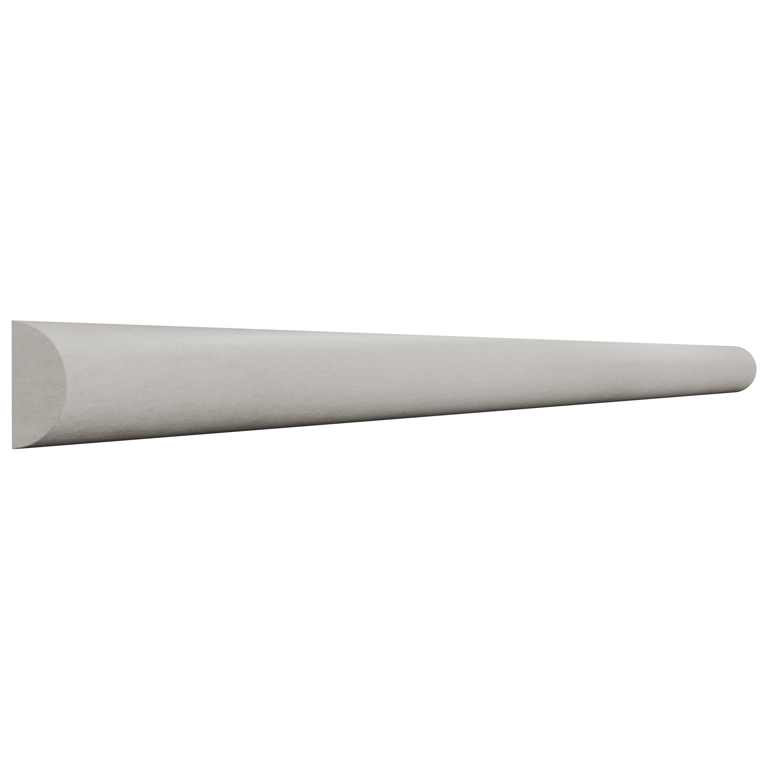 Panele ścienne tapicerowane półwałek 265x11x5.5 cm Beige 2