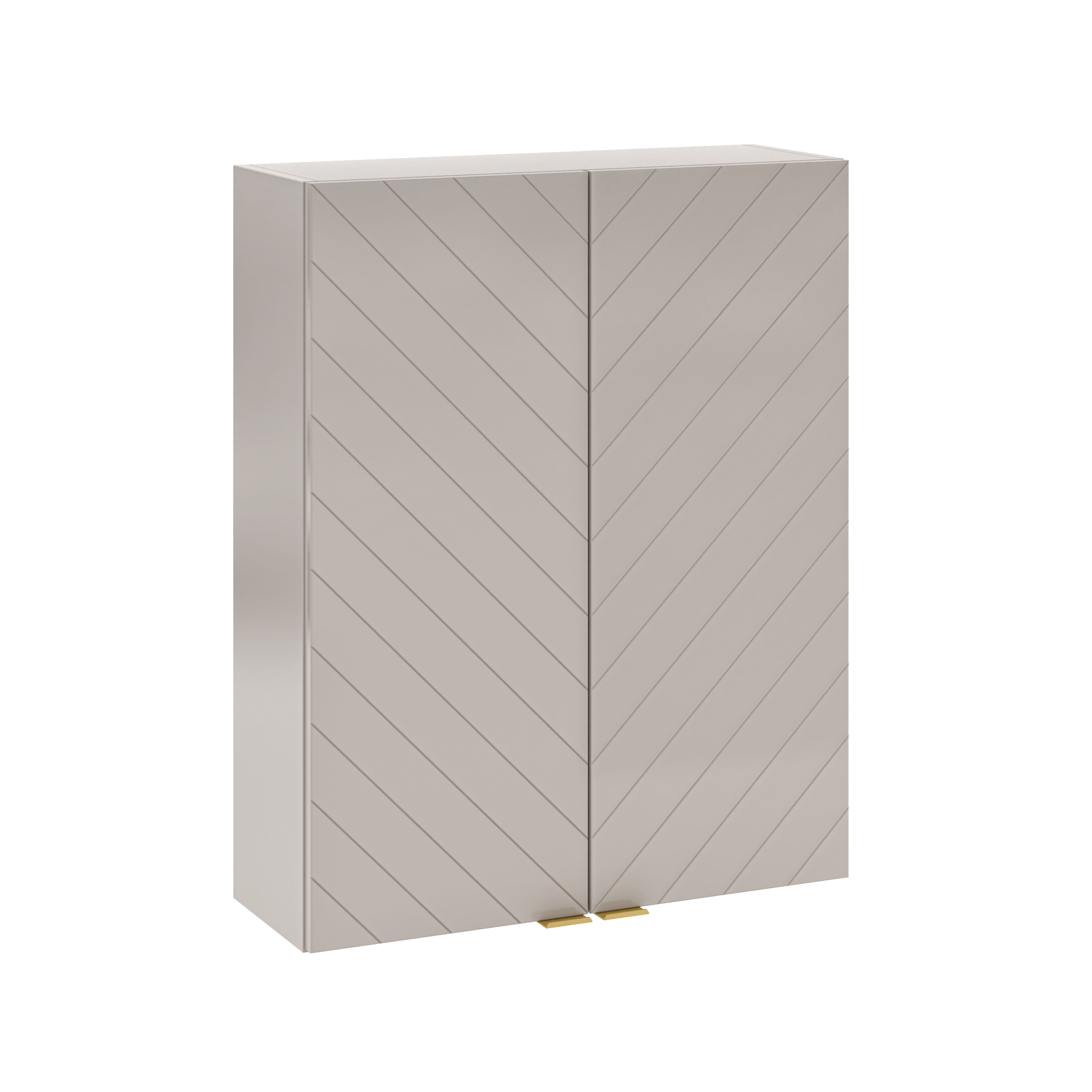 Szafka łazienkowa wisząca Vixana 60x21.6x74.7 cm kaszmir Mirano