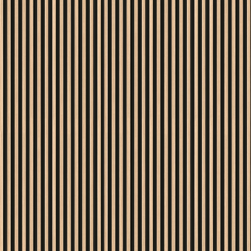 Panele ścienne 3D Lamel PCV Linerio S-Line Natural Black 5 lameli VOX