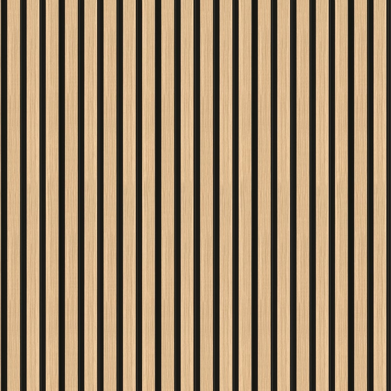 Panele ścienne 3D Lamel PCV Linerio M-Line Natural Black 3 lamele VOX