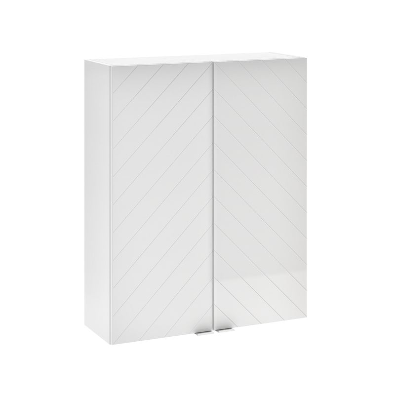 Szafka łazienkowa wisząca Vixana 60x21.6x74.7 cm biała Mirano
