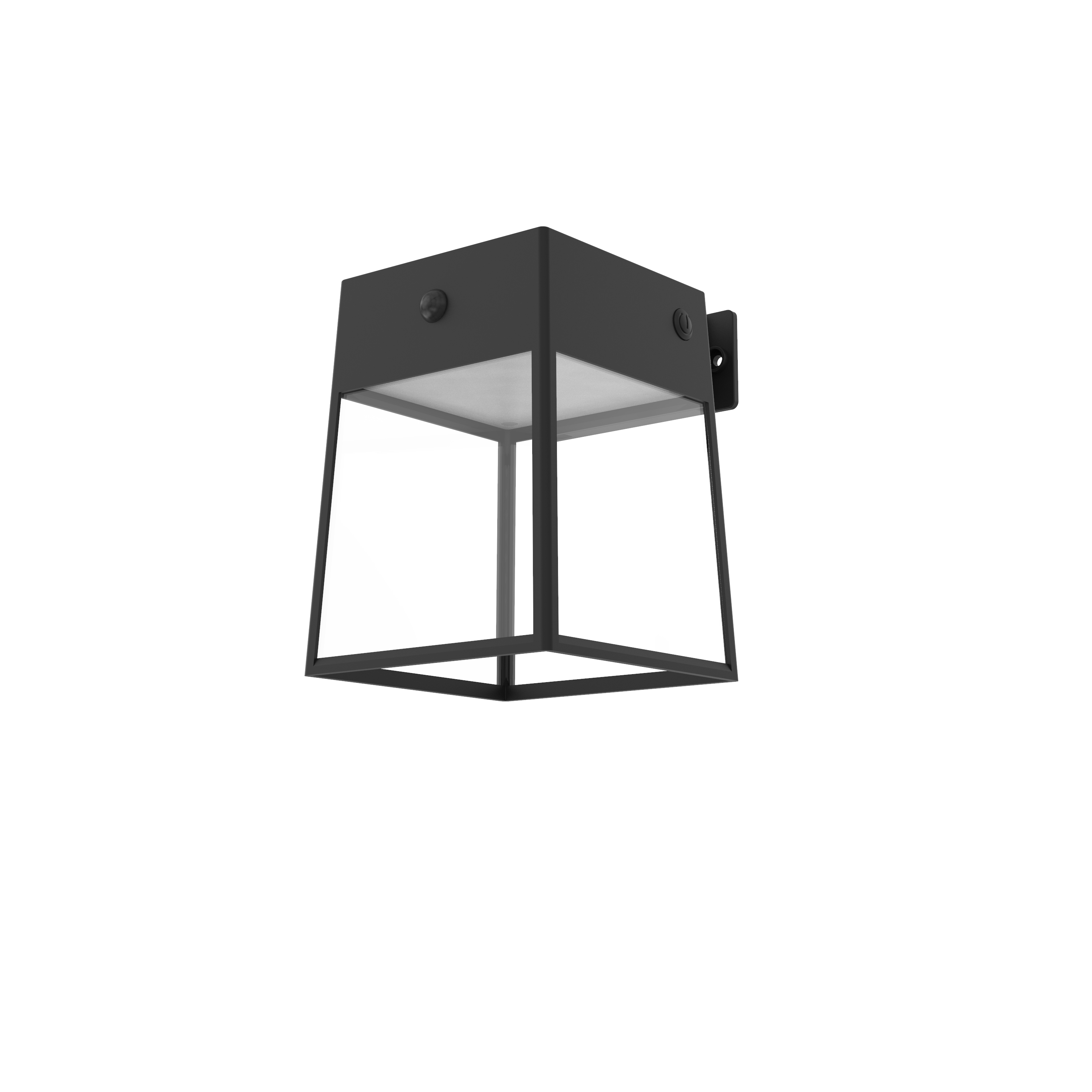 Kinkiet solarny Kerida czarny IP54 LED Inspire