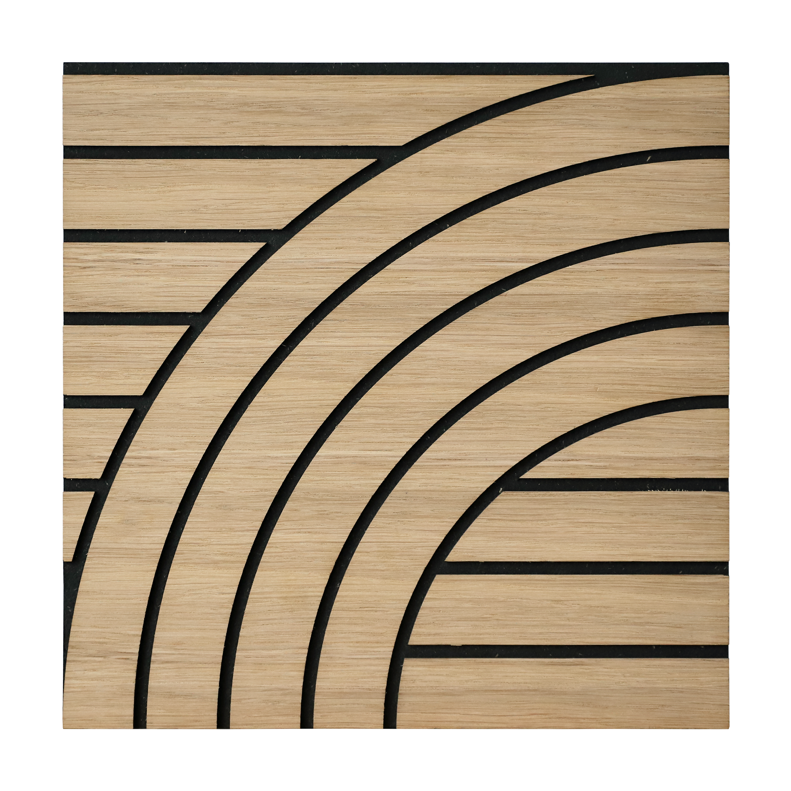 Panel ścienny MDF frezowany Arch prawy 30x30 cm