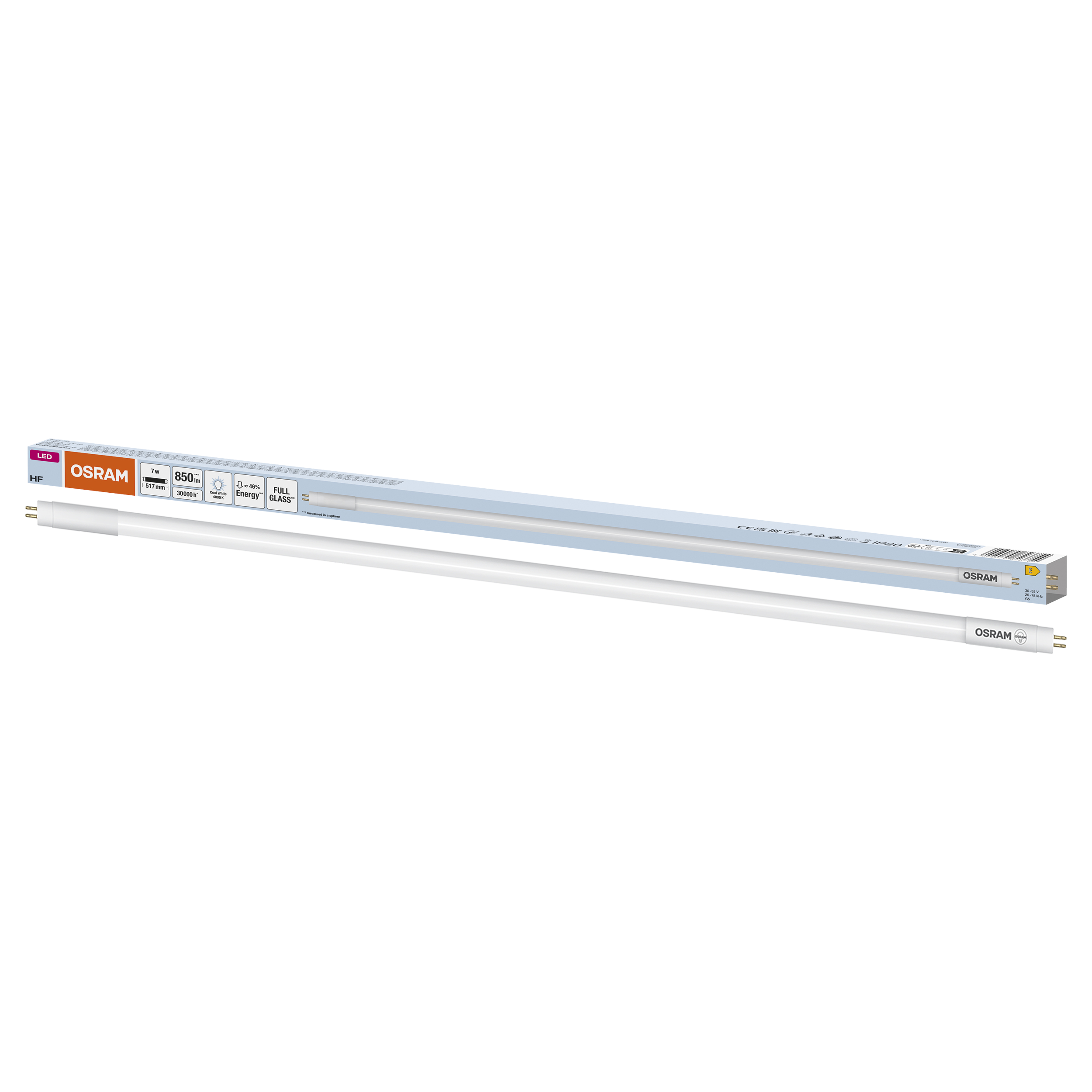 Świetlówka LED T5 7 W Neutralna biel L13 52 cm Osram