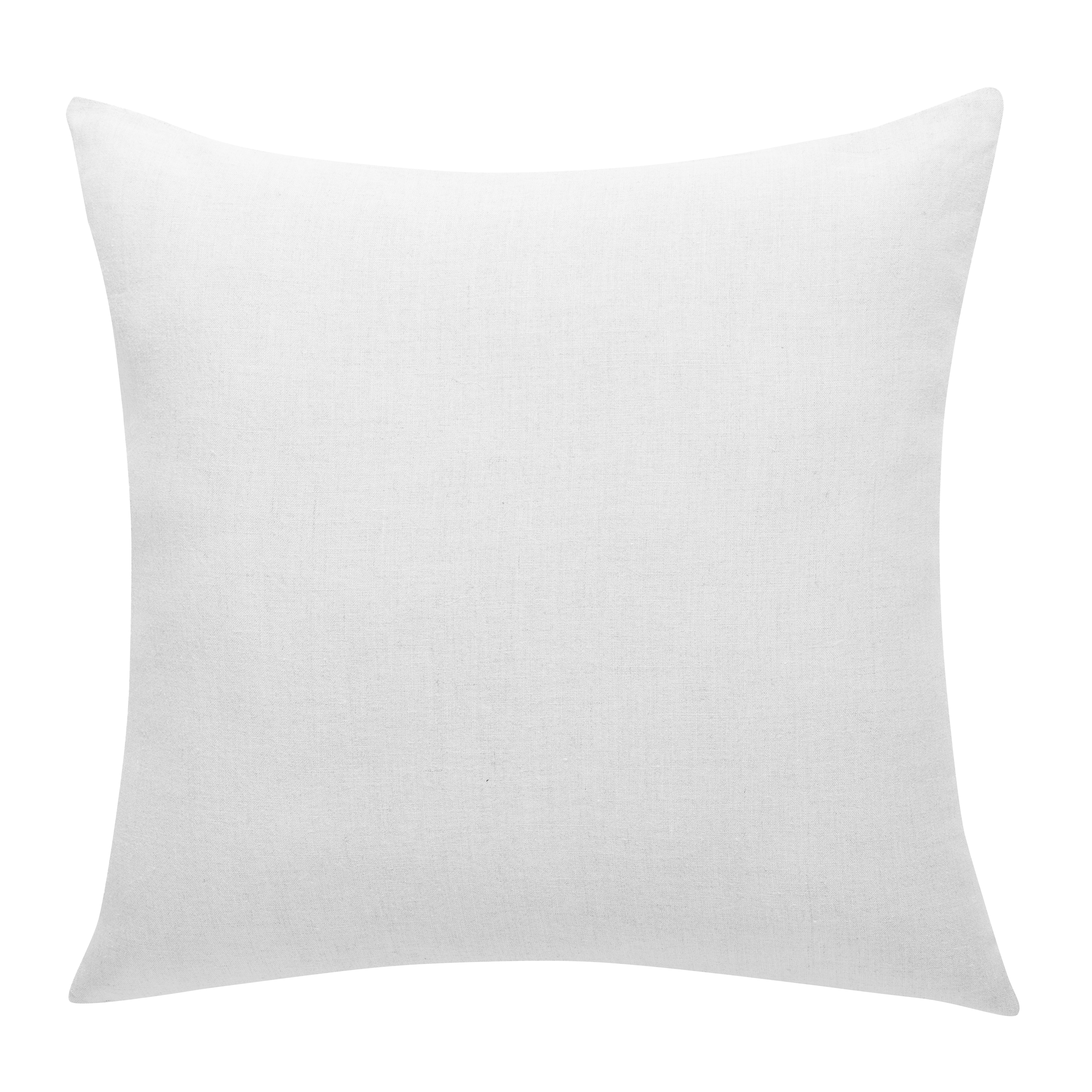 Poszewka na poduszkę lniana Danae biała 60 x 60 cm Inspire