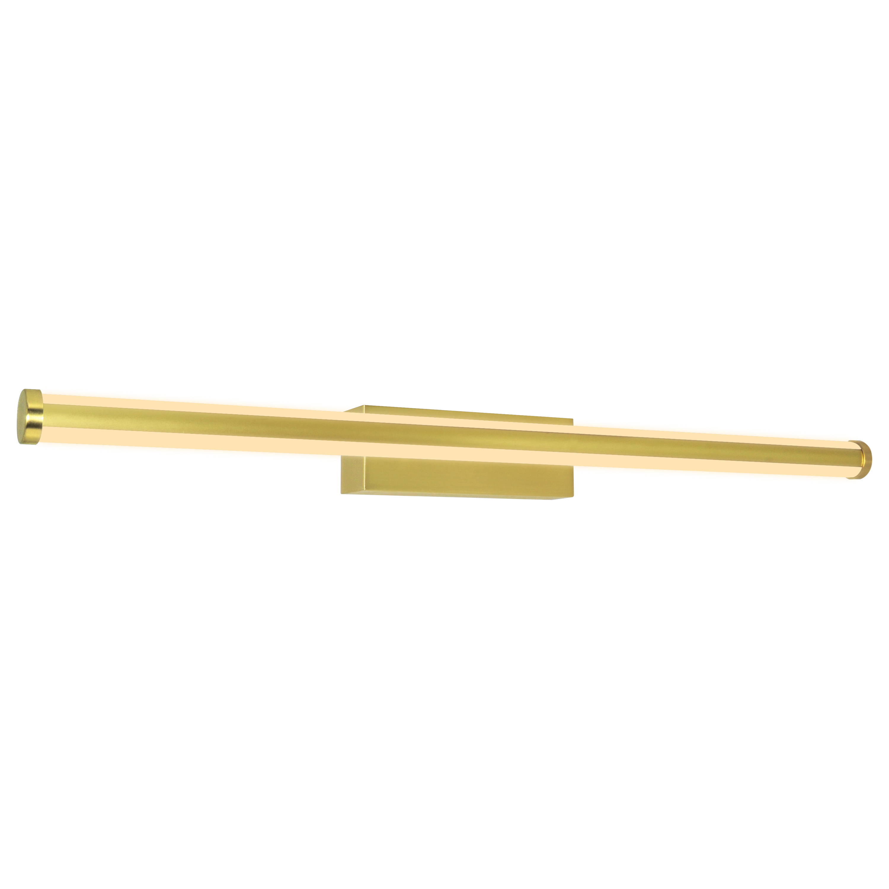 Kinkiet łazienkowy Gabri LED 2680 lm 15.5W barwa ciepła i neutralna złoty IP44 Inspire