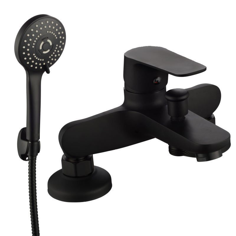 Bateria wannowa czarna 2-otworowa 9 l/min Sigma 2 Liveno