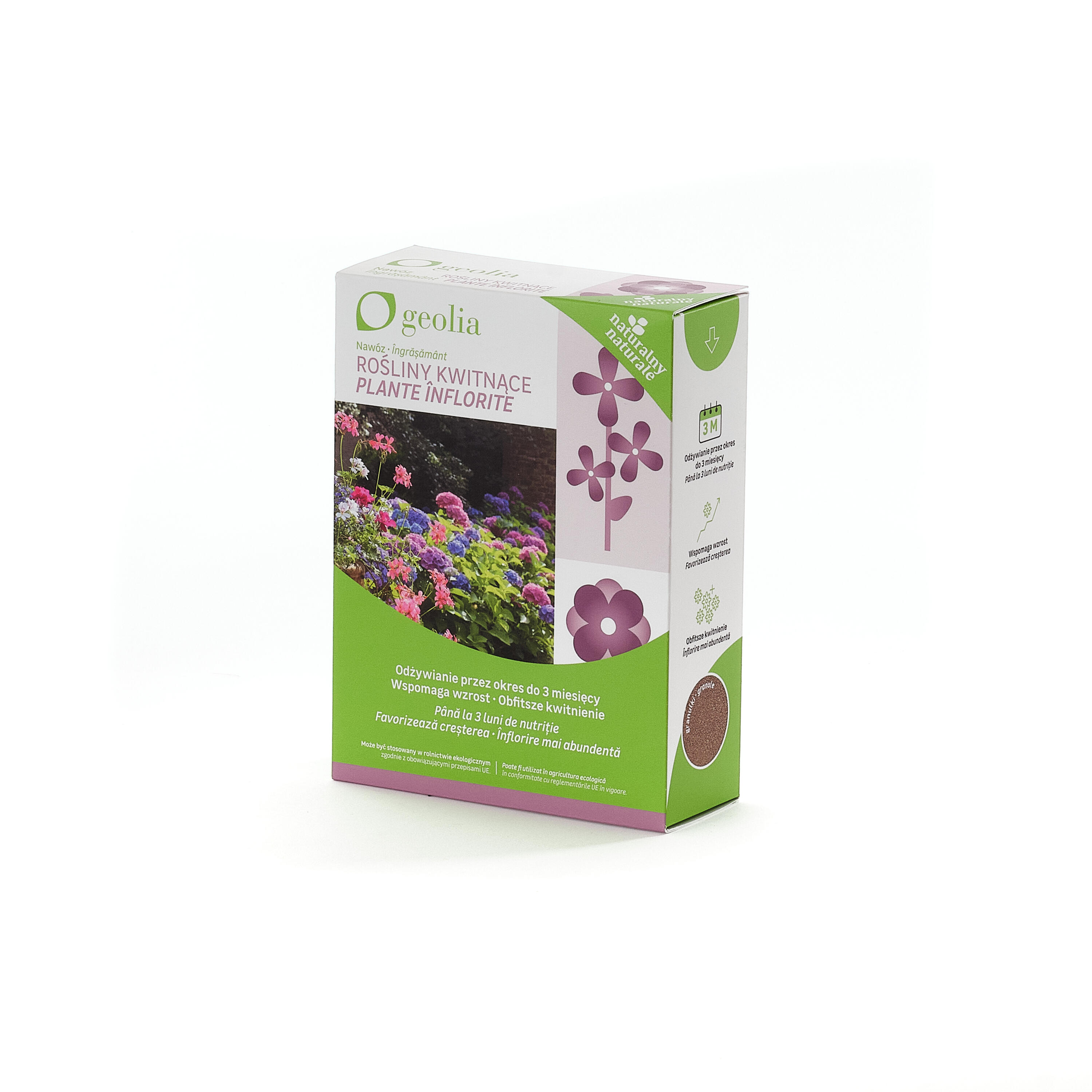 Nawóz do roślin kwitnących organiczny 1kg Geolia