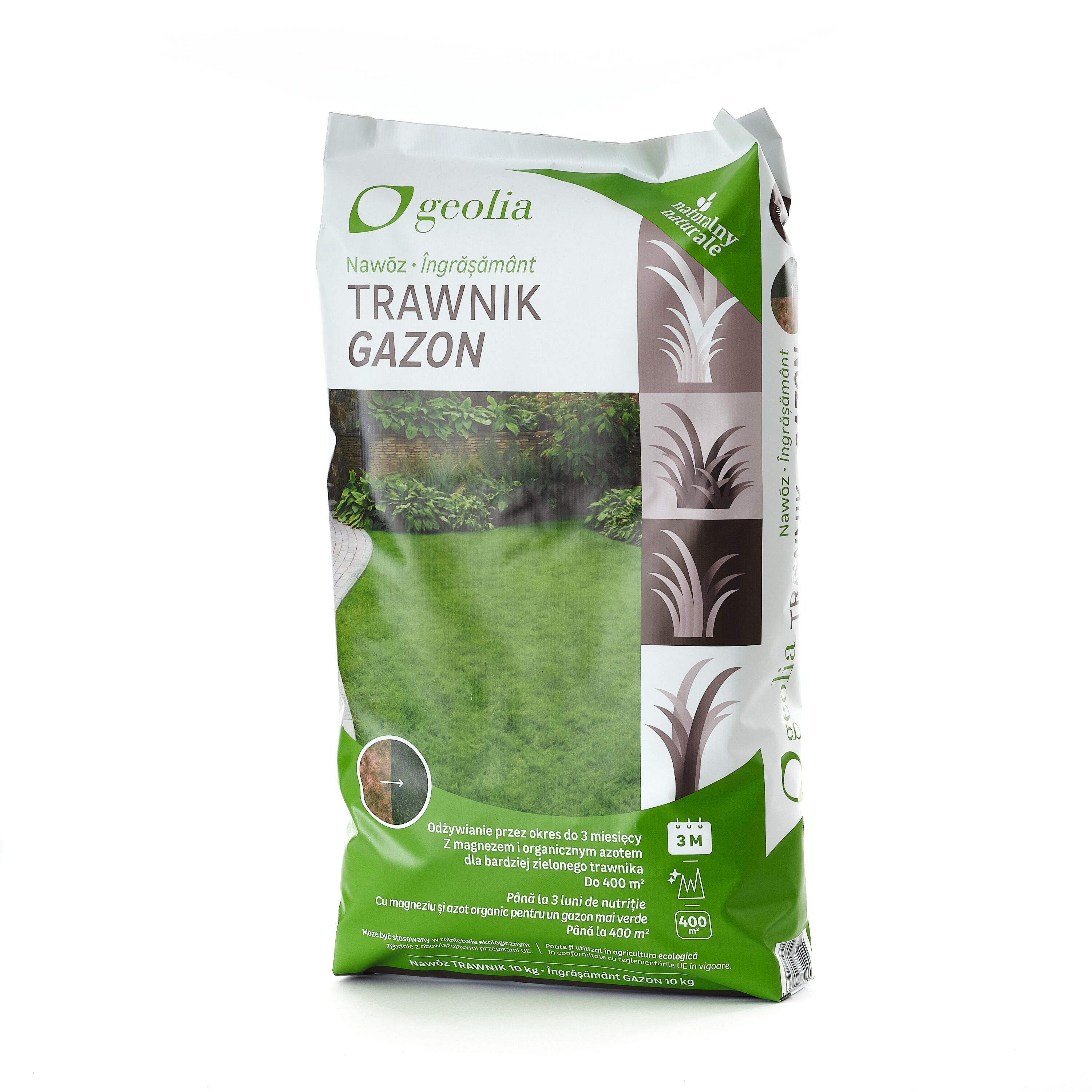 Nawóz do trawnika organiczny 10kg Geolia