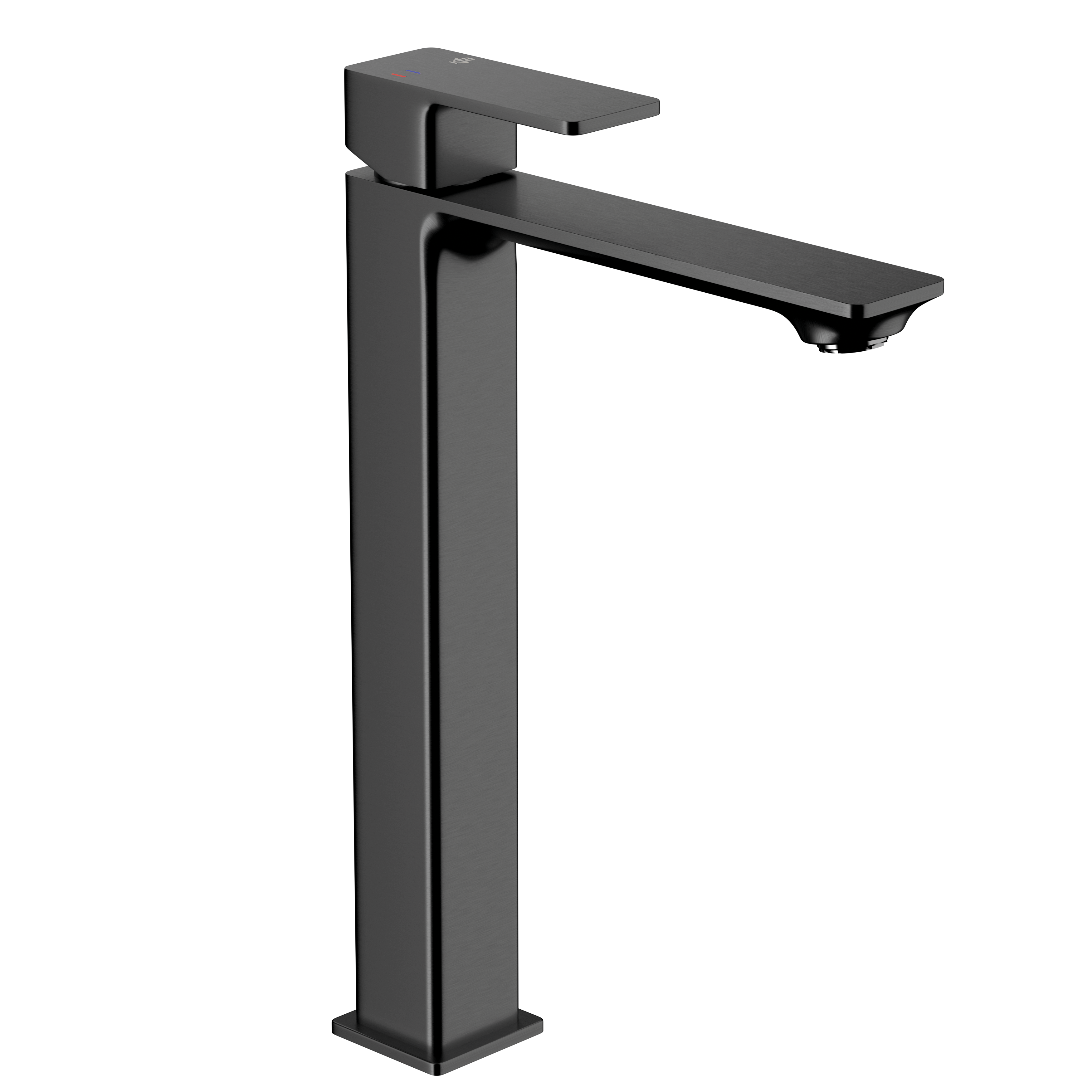 Bateria umywalkowa wysoka gun metal Dust 30.6 cm KFA Armatura