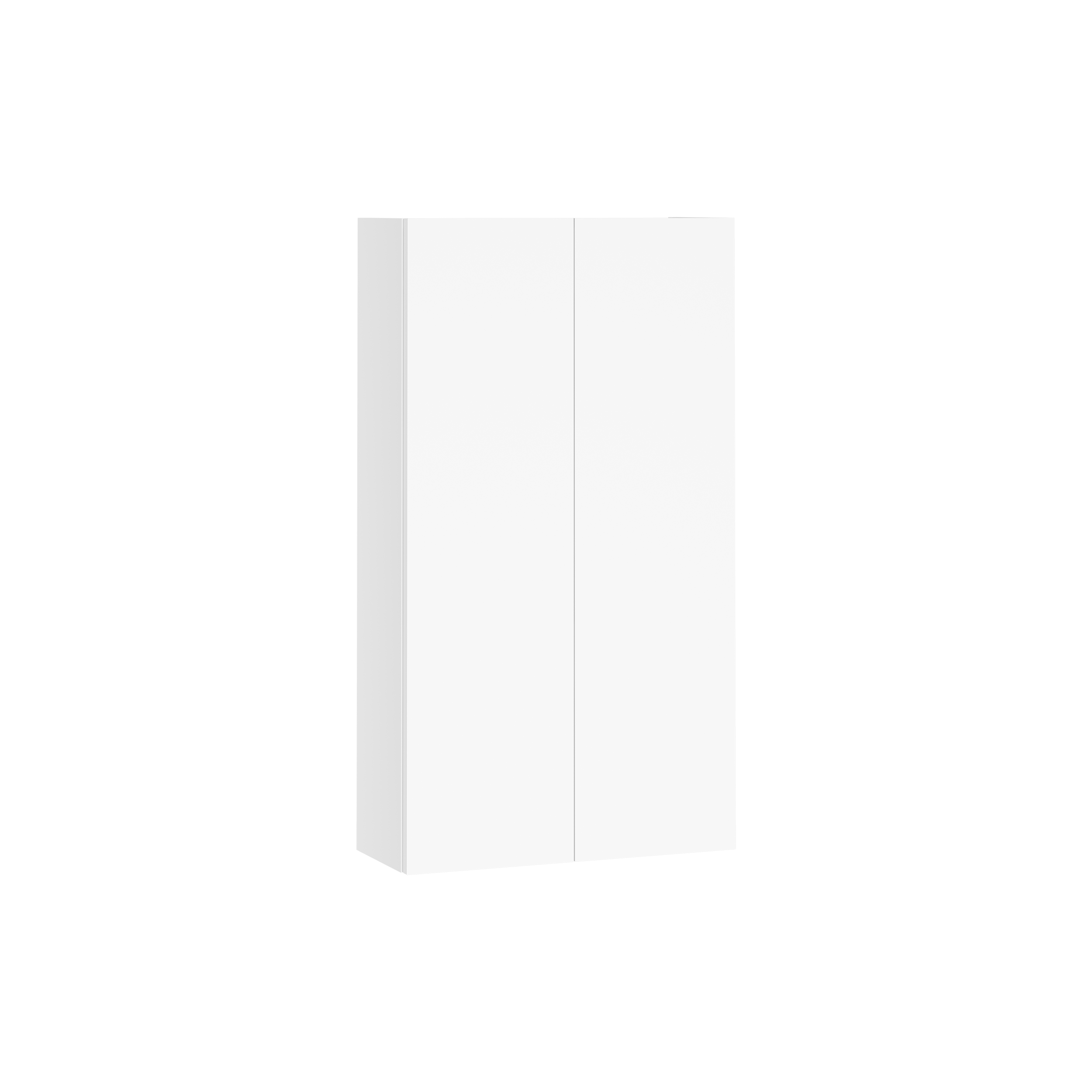 Szafka łazienkowa wisząca Atrato 56x22x100 cm biała Cersanit