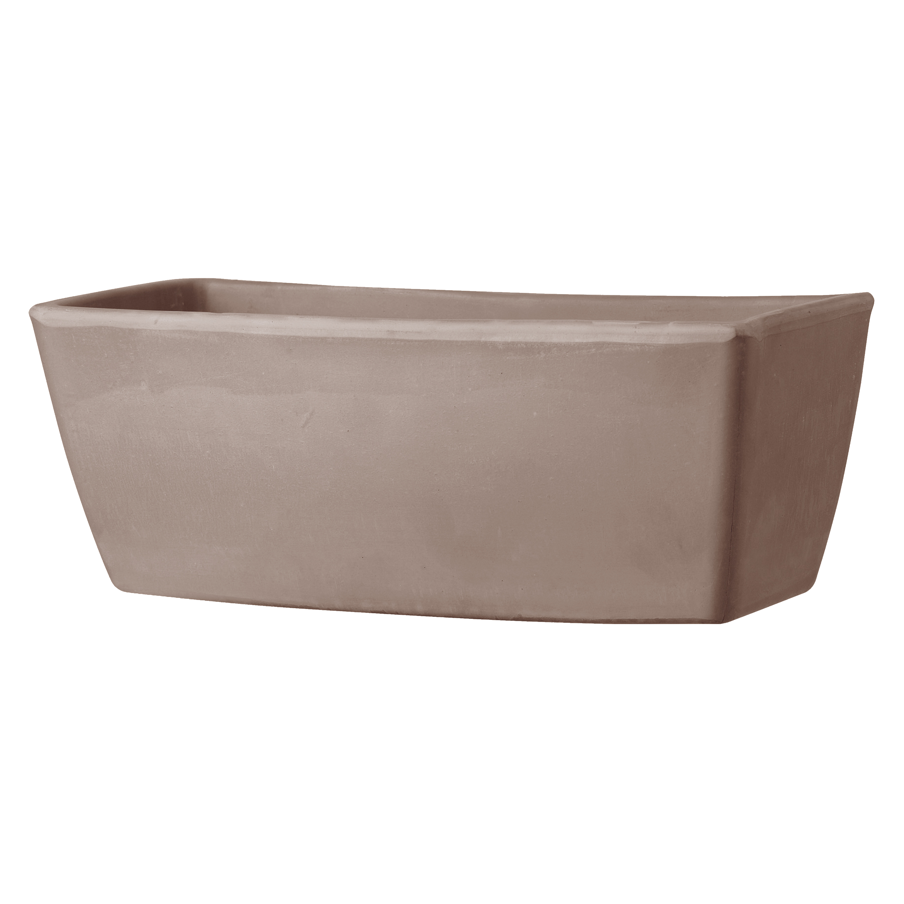 Skrzynka balkonowa 32x16.2 cm gliniana grafit Garda Deroma